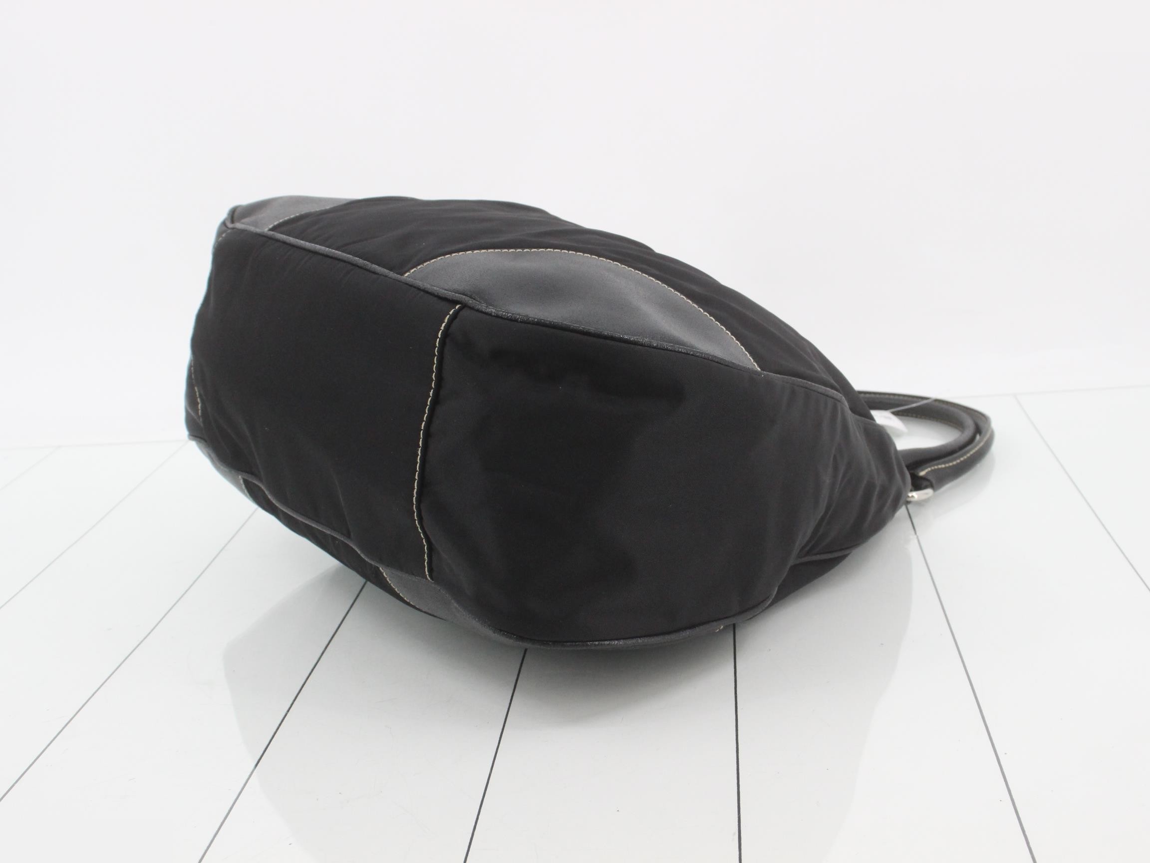 Handbag, black, nylon — view 6