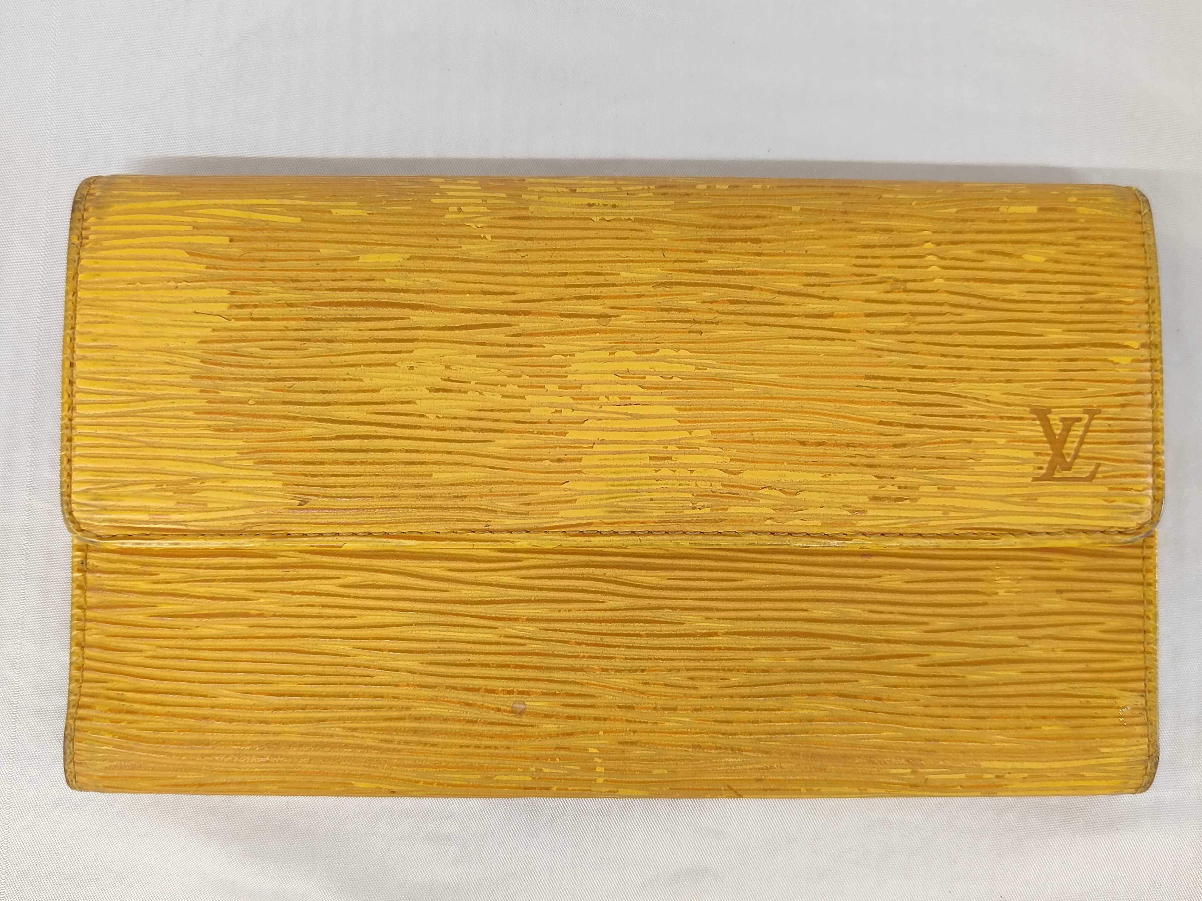 Epi Leather Long Wallet