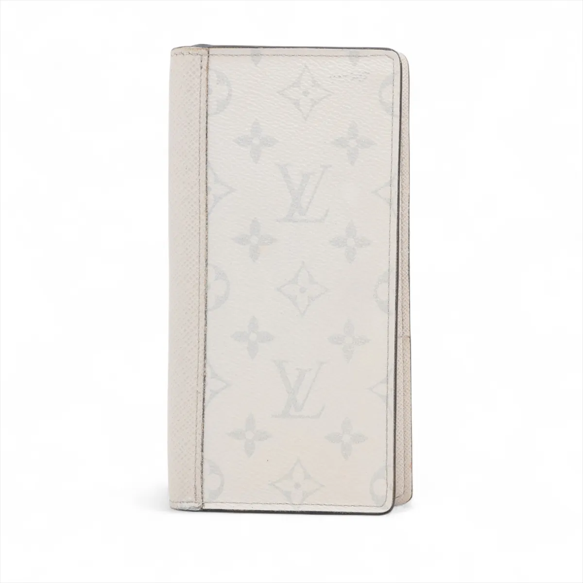 Taigarama Portefeuille Blaza NM M30889 Optical White Long Wallet with Initial Stamp RFID Reactive