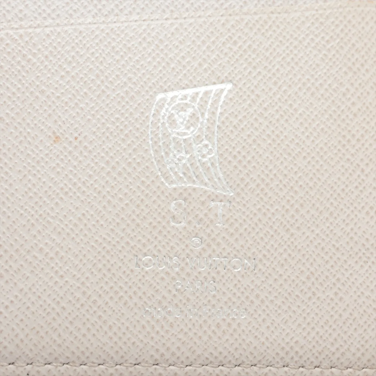 Taigarama Portefeuille Blaza NM M30889 Optical White Long Wallet with Initial Stamp RFID Reactive — view 11