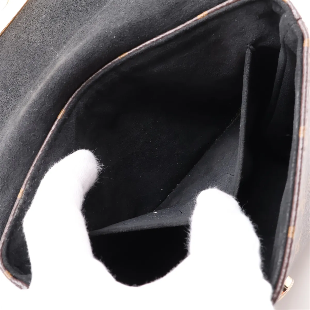 Monogram x Leather Rocky BB M44141 Brown x Black (RFID detected) — view 9