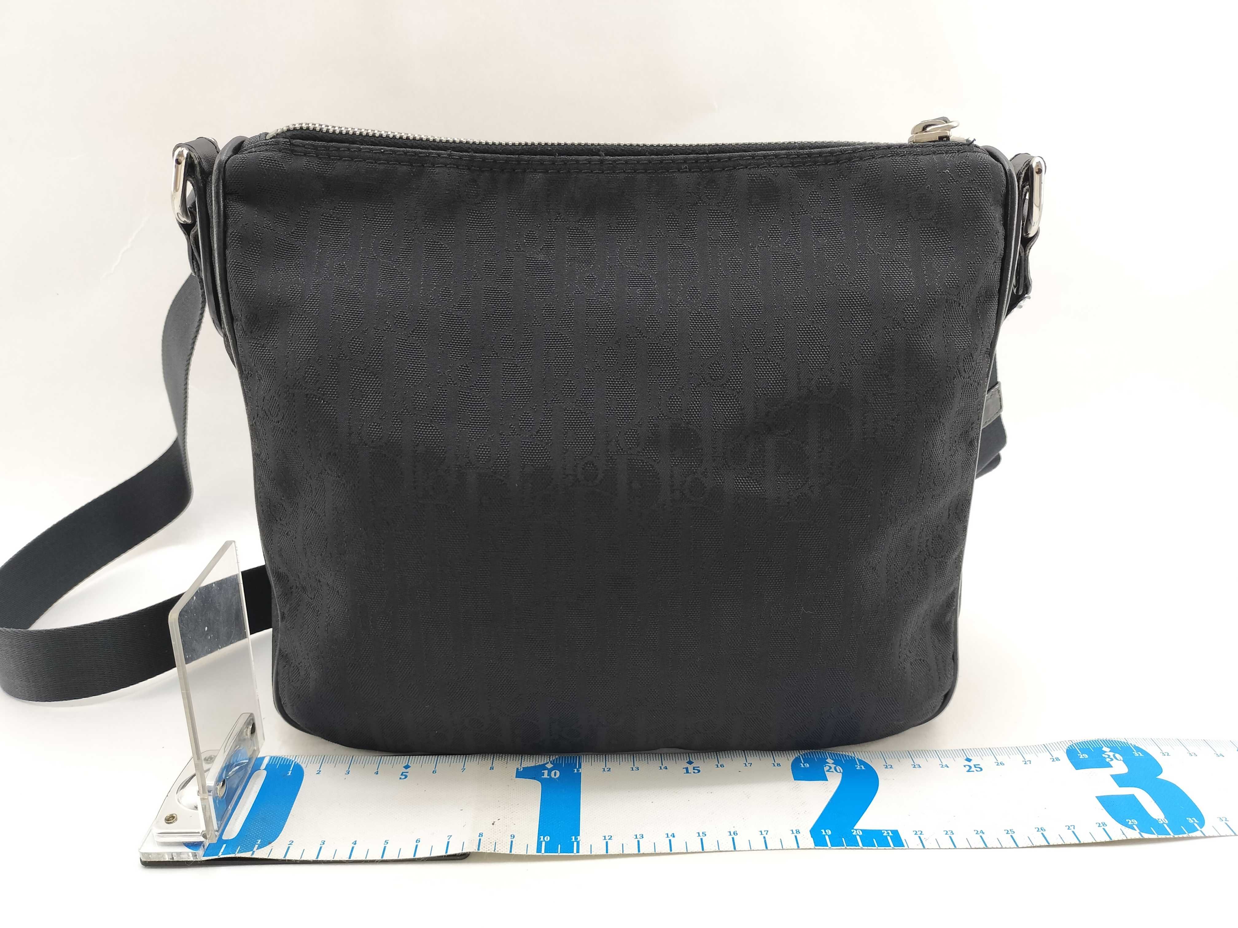 Trotter Shoulder Bag, Canvas, Black — view 2