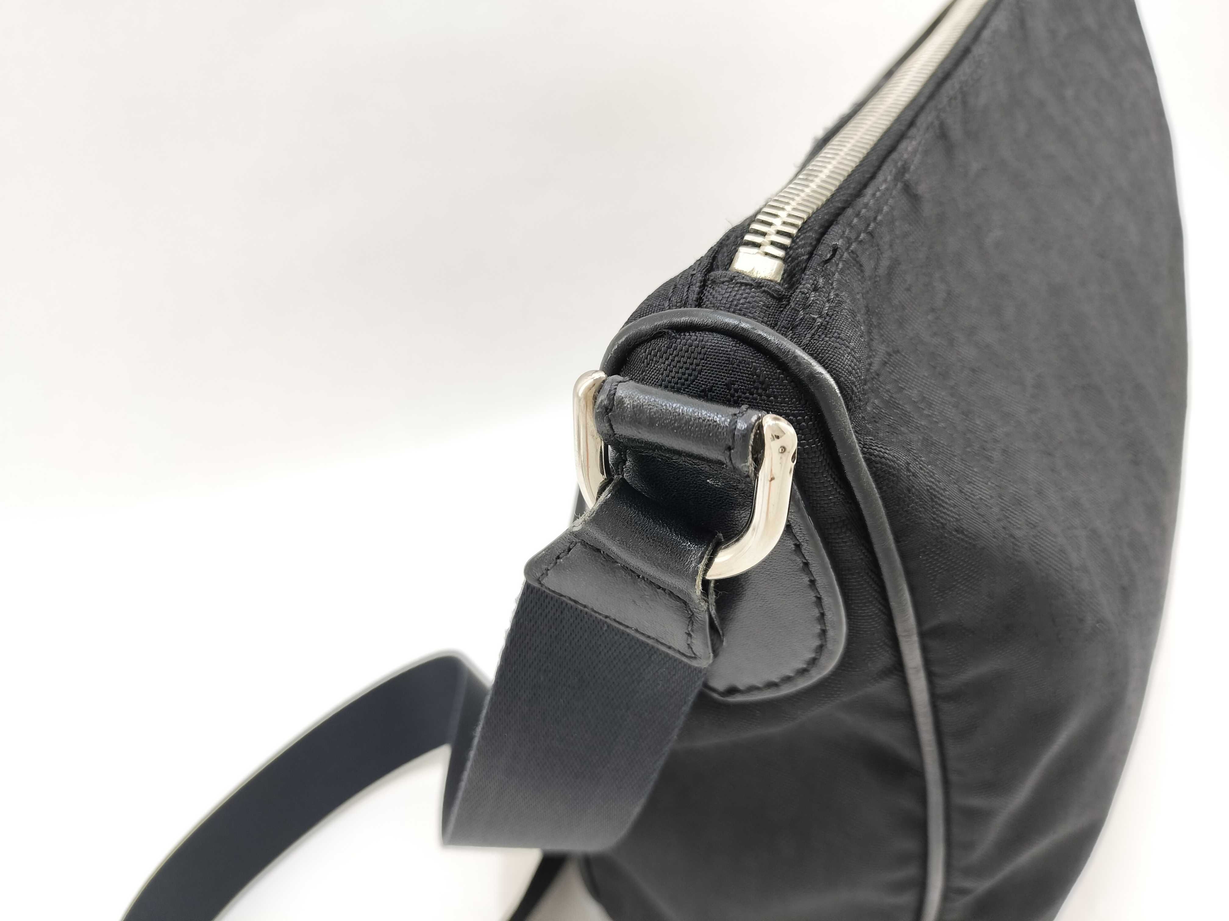 Trotter Shoulder Bag, Canvas, Black — view 3