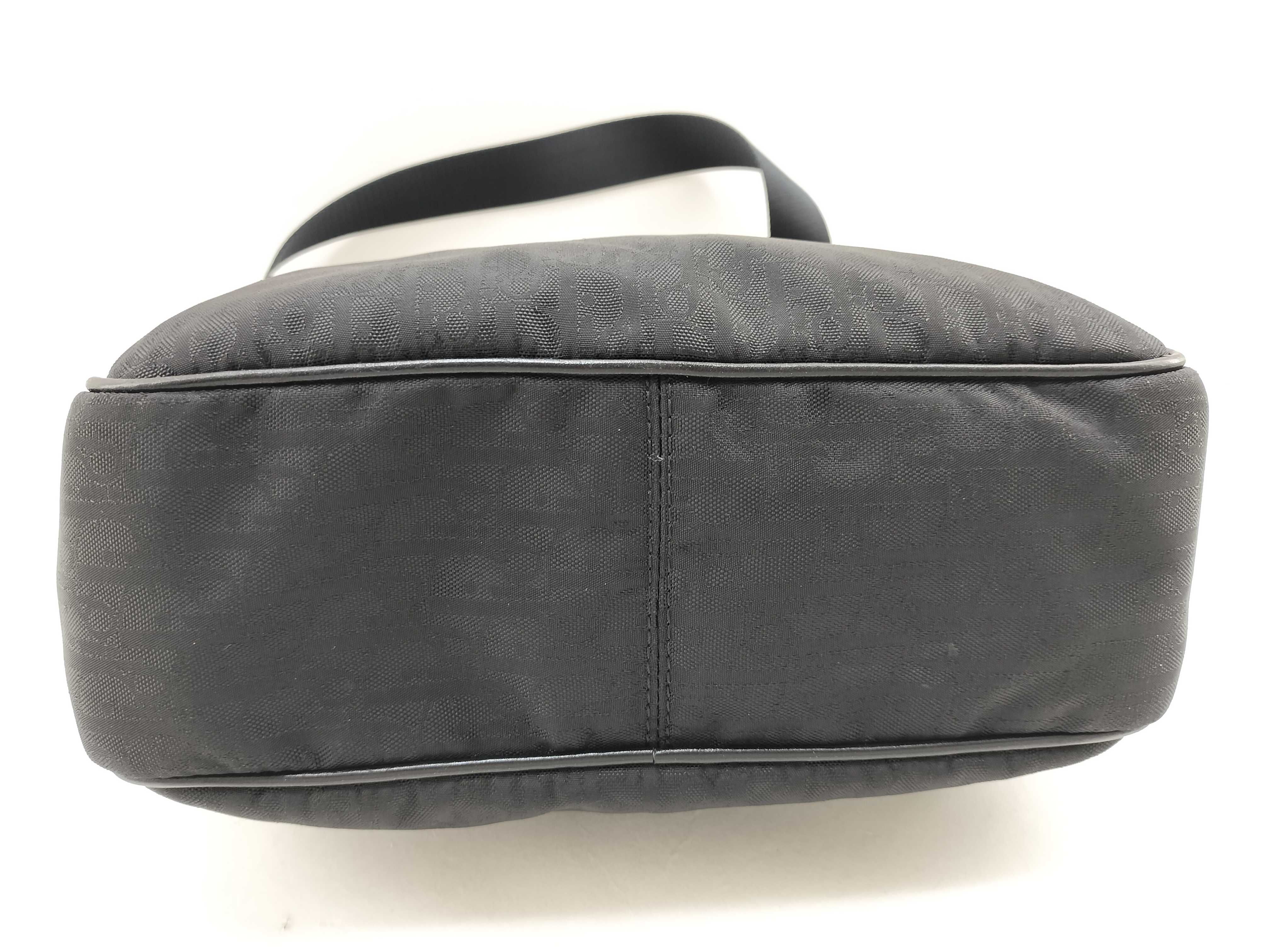Trotter Shoulder Bag, Canvas, Black — view 7