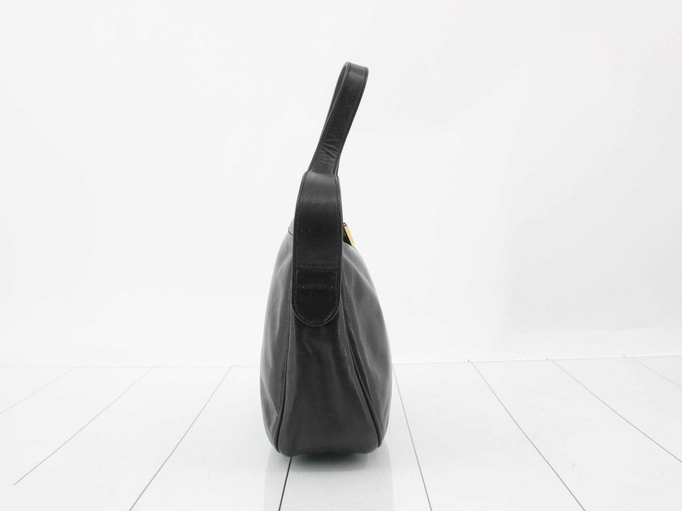Anagram Leather Shoulder Bag — view 4