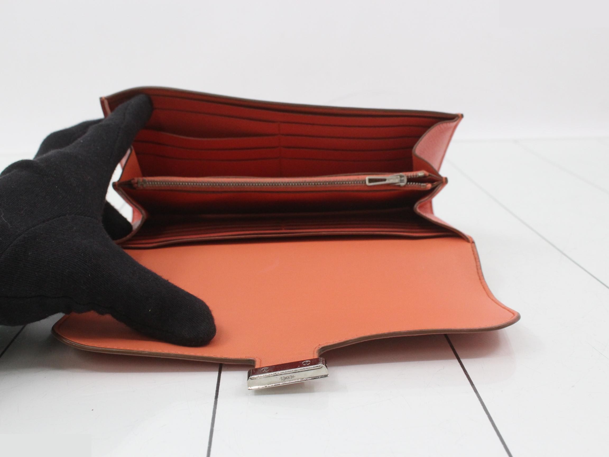 Constance Bi-fold Long Wallet, R Stamp — view 4