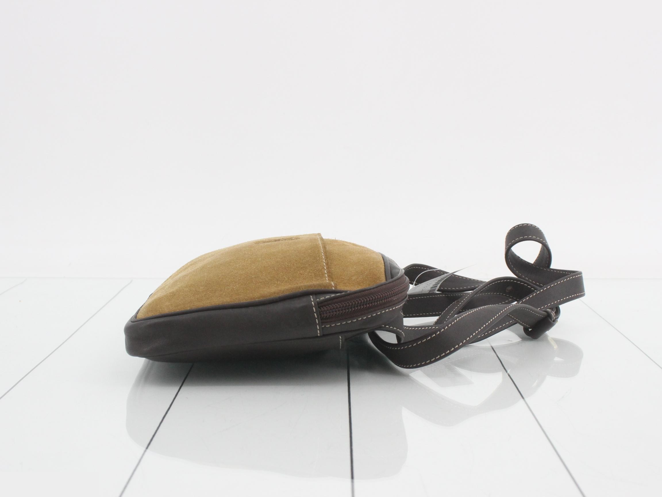 Anagram Suede Shoulder Bag — view 3