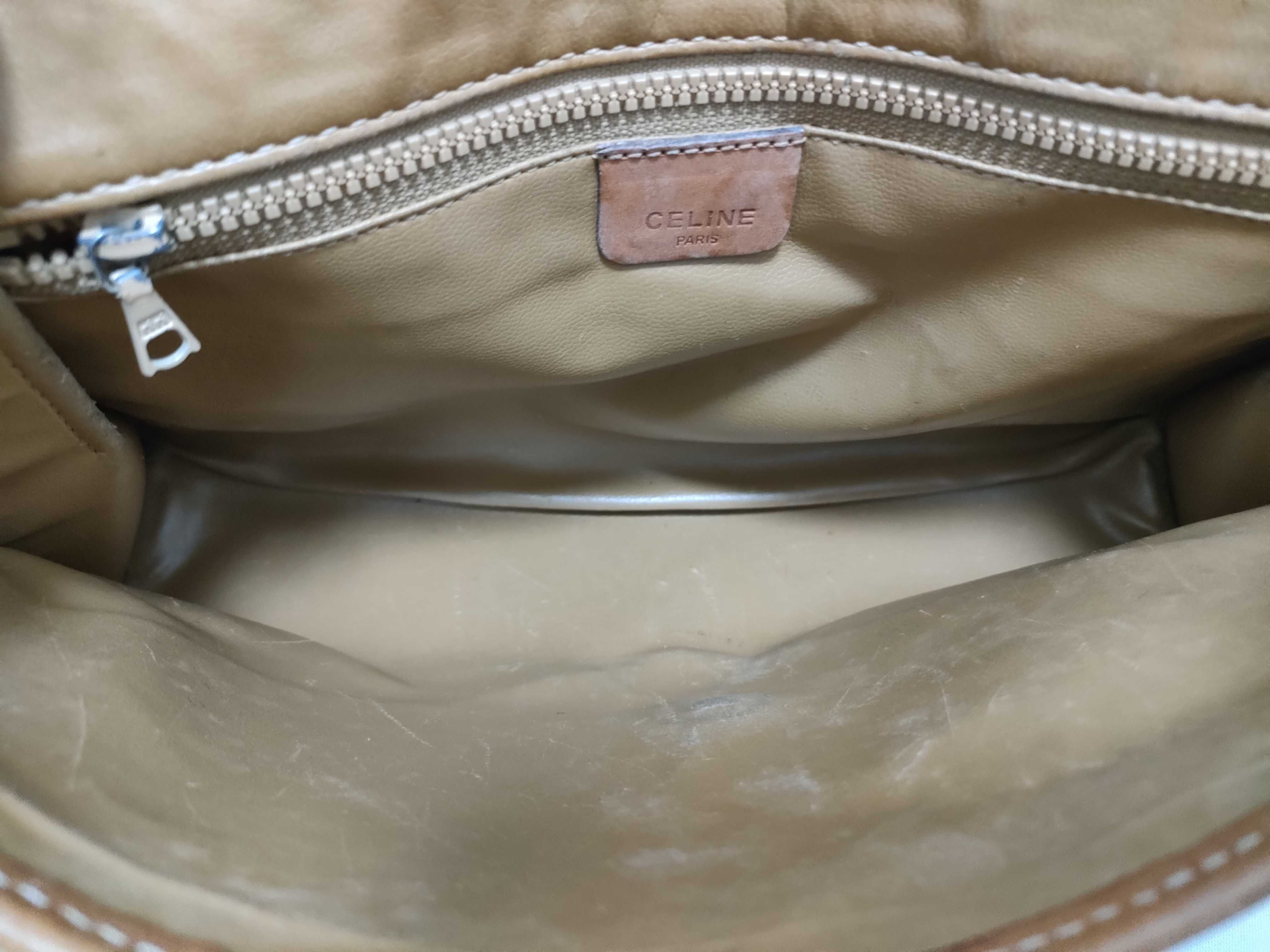 Macadam PVC Leather Shoulder Bag, Brown — view 10