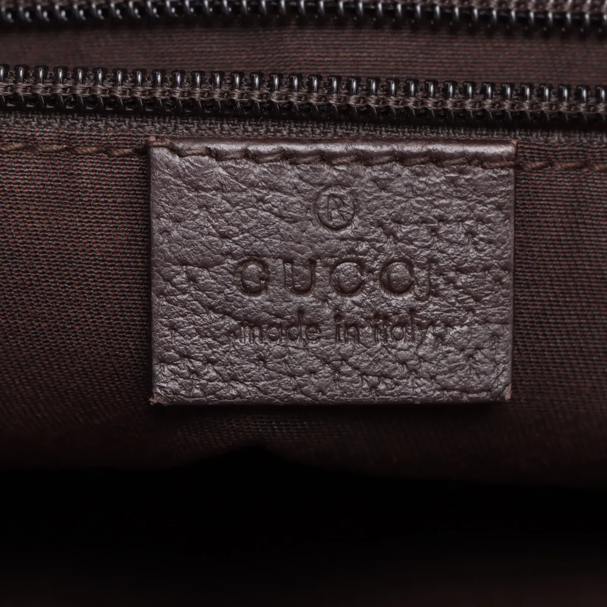 GG Canvas 256100 Canvas x Leather Shoulder Bag Brown — view 9