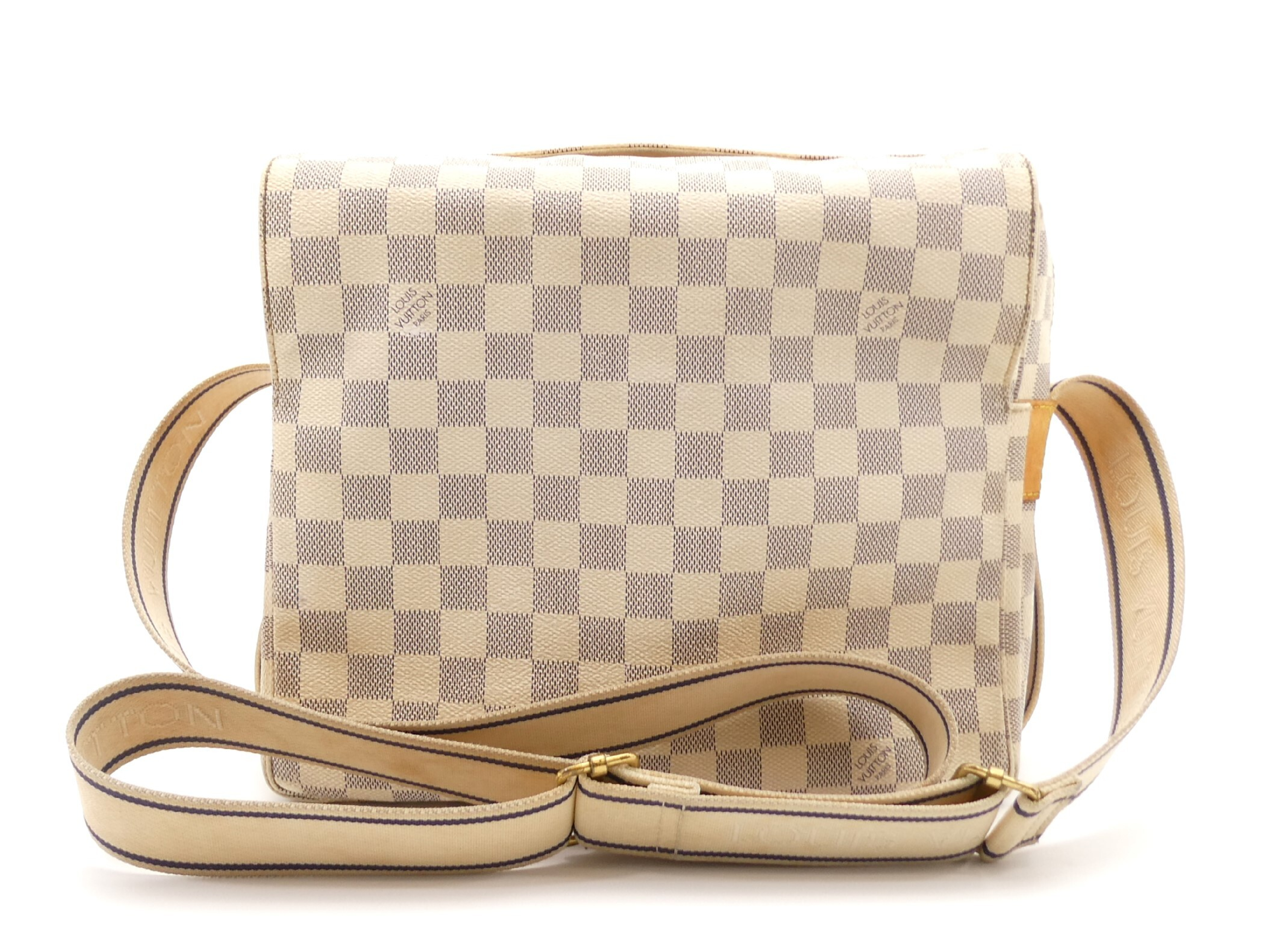 Damier Azur Naviglio Shoulder Bag