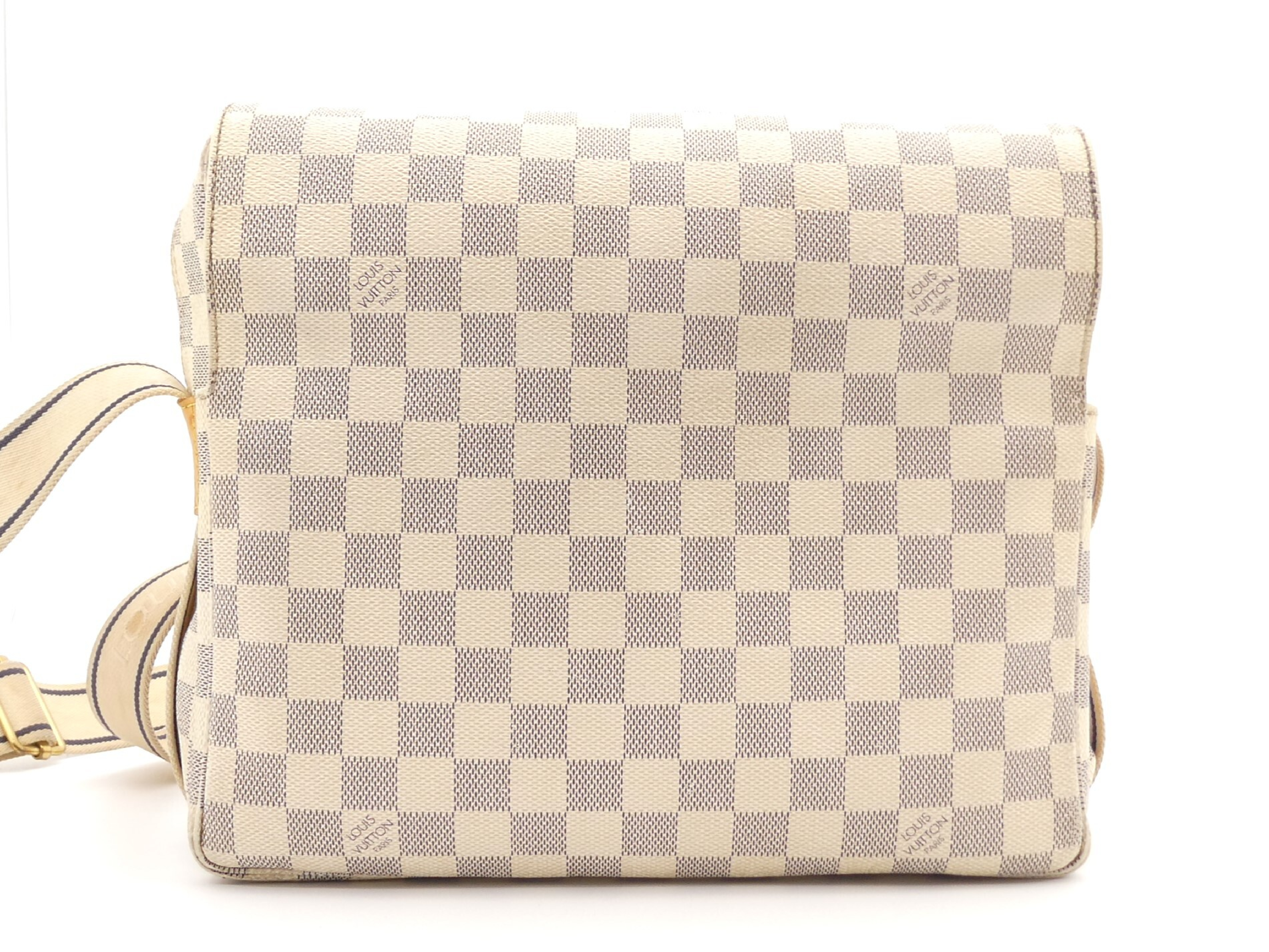 Damier Azur Naviglio Shoulder Bag — view 2