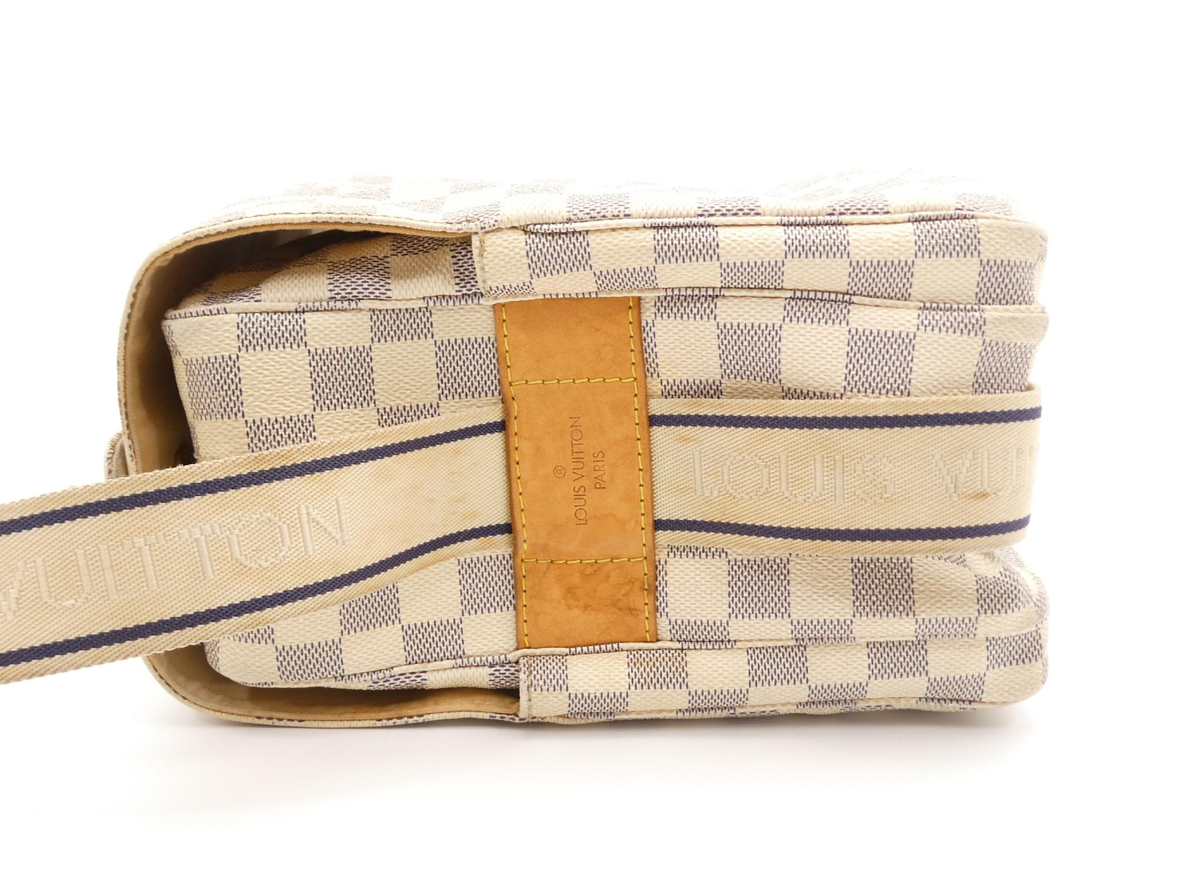 Damier Azur Naviglio Shoulder Bag — view 3