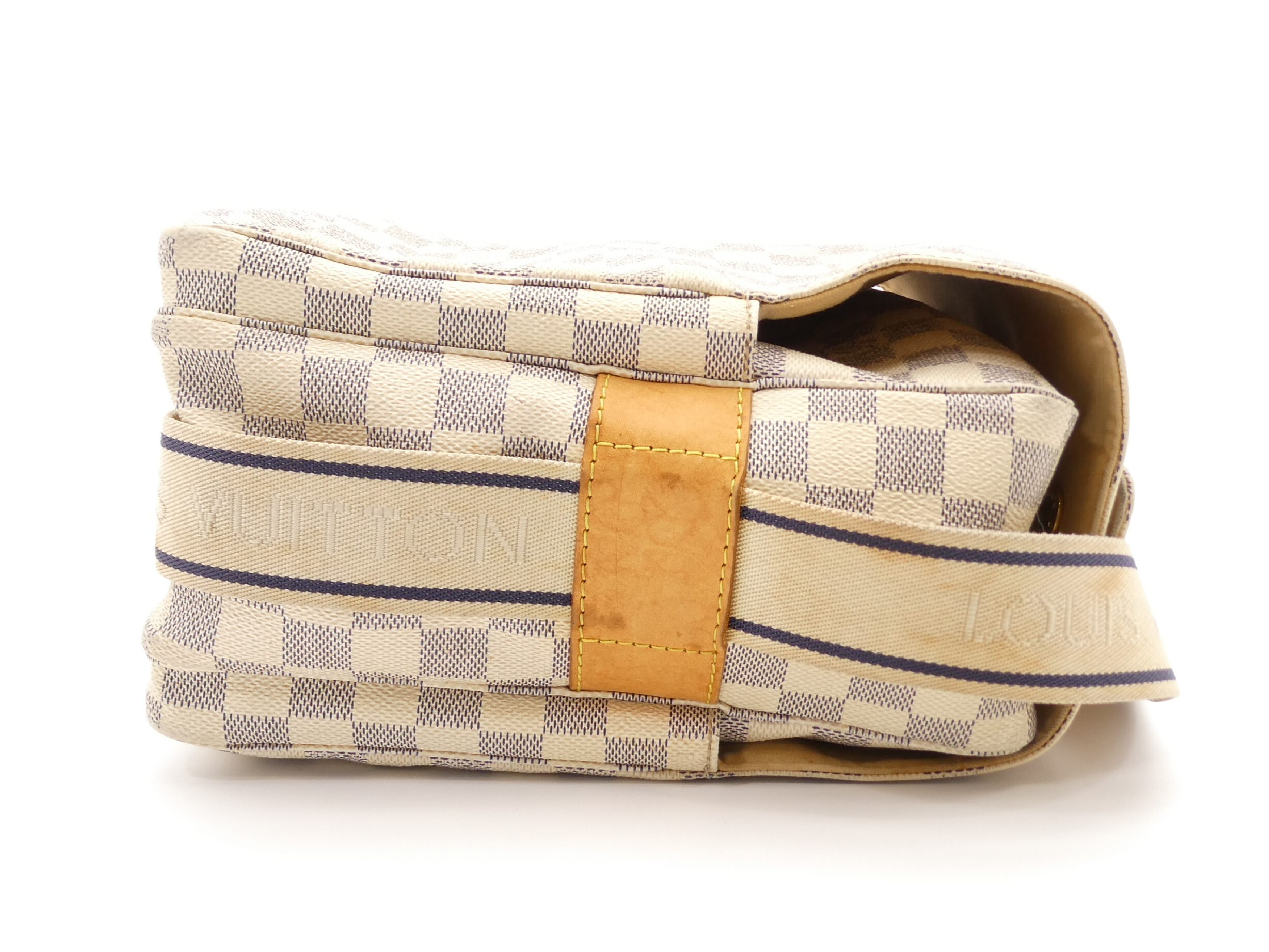 Damier Azur Naviglio Shoulder Bag — view 4
