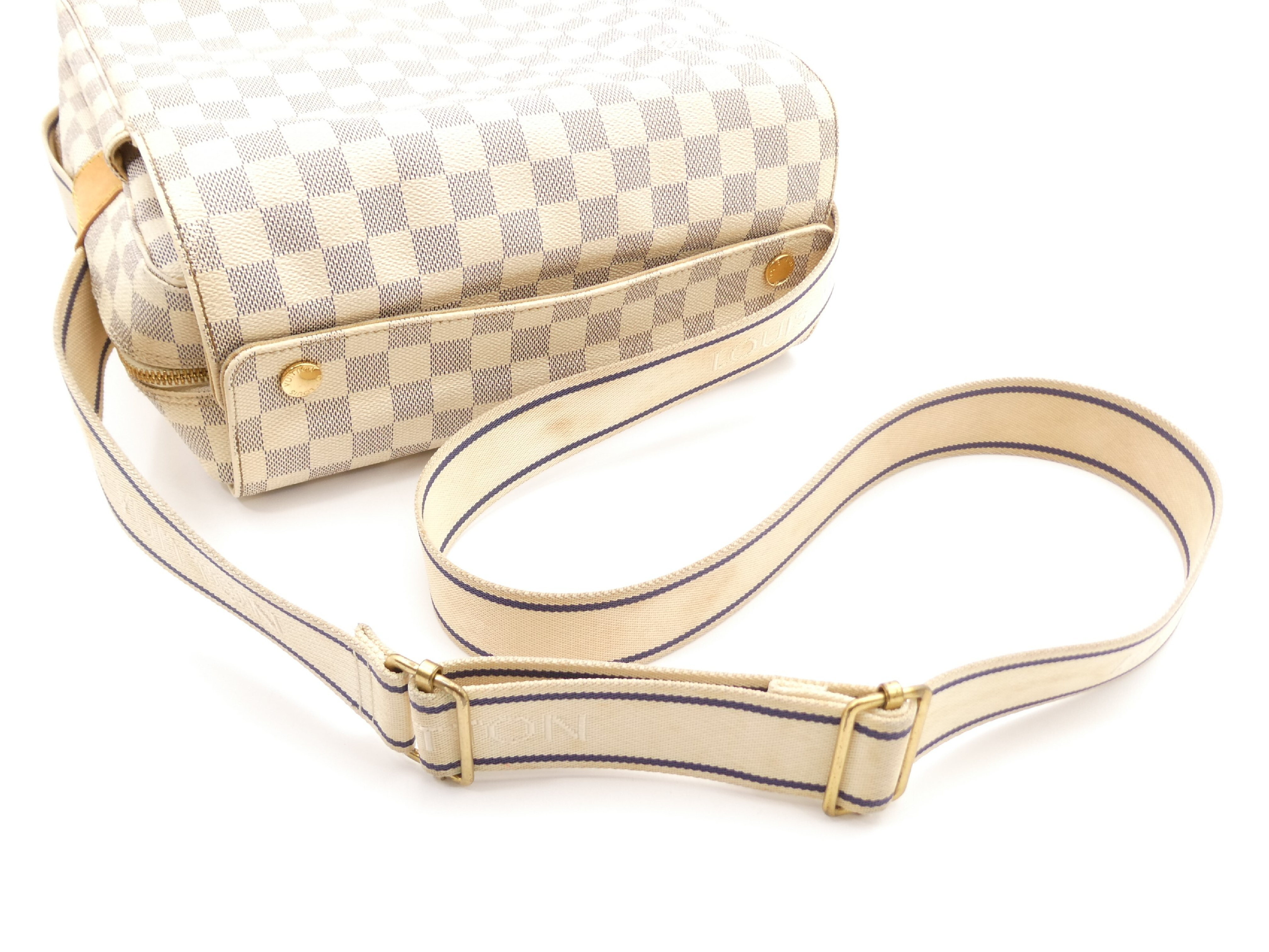 Damier Azur Naviglio Shoulder Bag — view 6