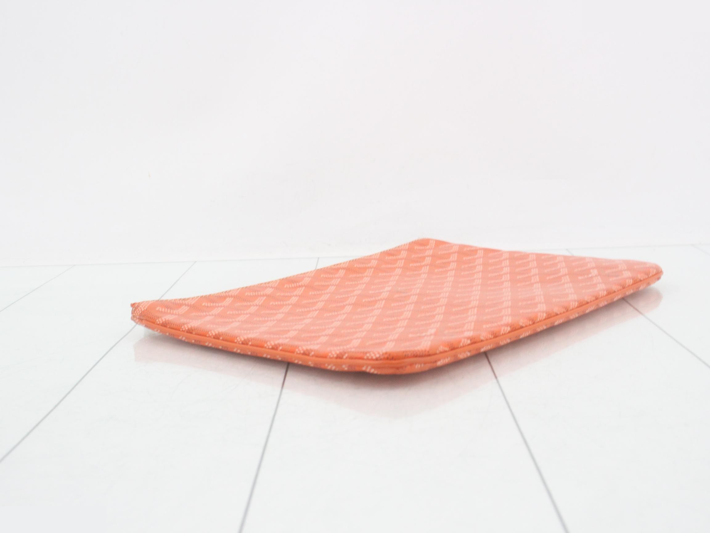 Sena MM Clutch Bag, Orange — view 5