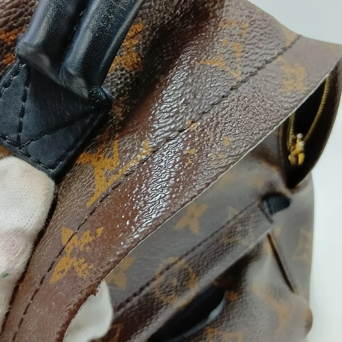 Monogram Palm Springs Backpack MINI M44873 CA4106 Brown x Black — view 13