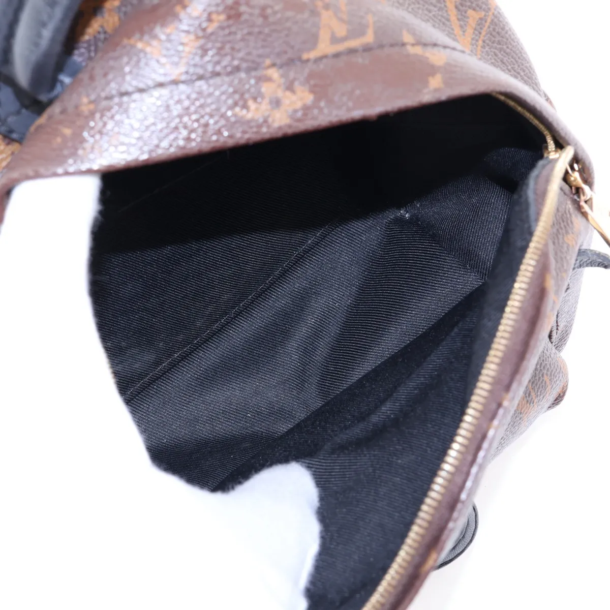 Monogram Palm Springs Backpack MINI M44873 CA4106 Brown x Black — view 7