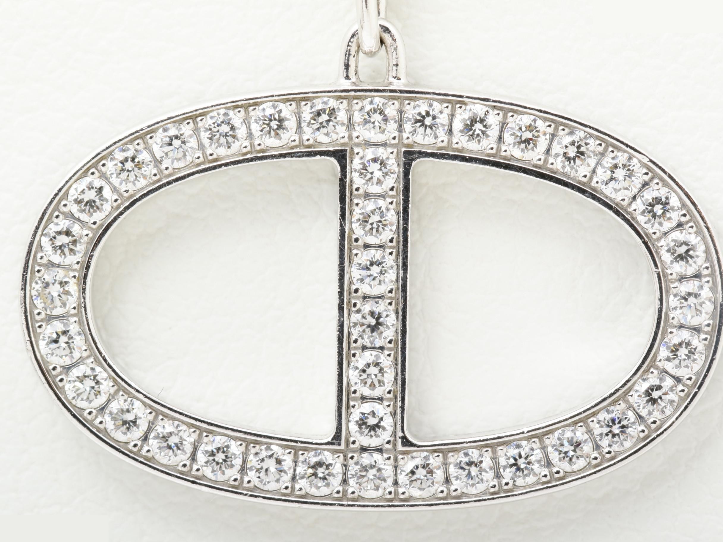 Chaine d'Ancre Contour 750WG Diamond 10.6g Total length approx. 45cm — view 2