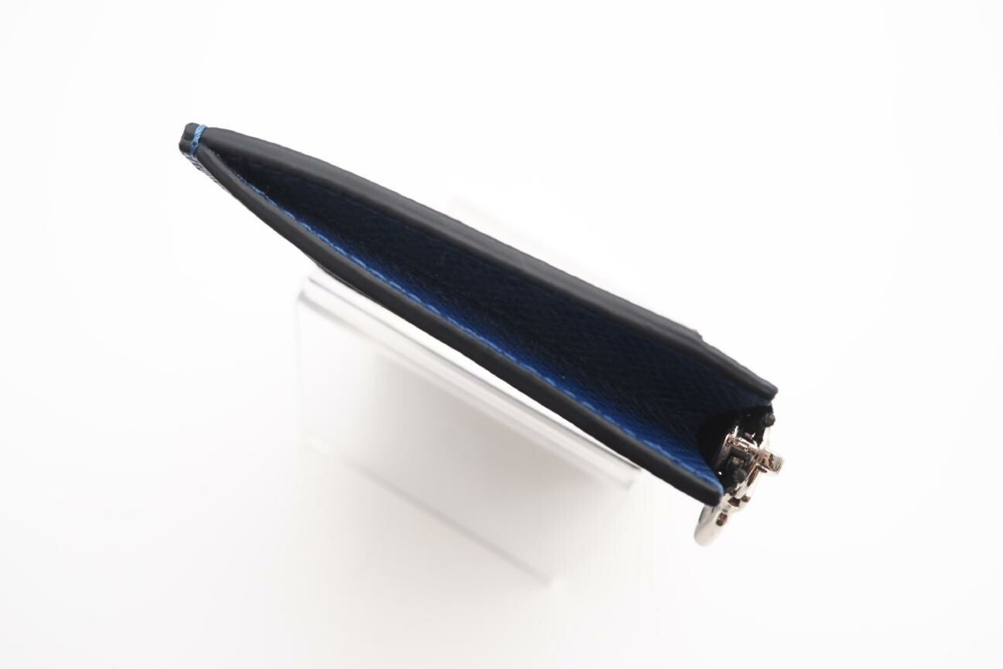 M30270 Taigarama Coin Card Holder, Cobalt Blue, Coin Case, with Dust Bag and Box. — view 6