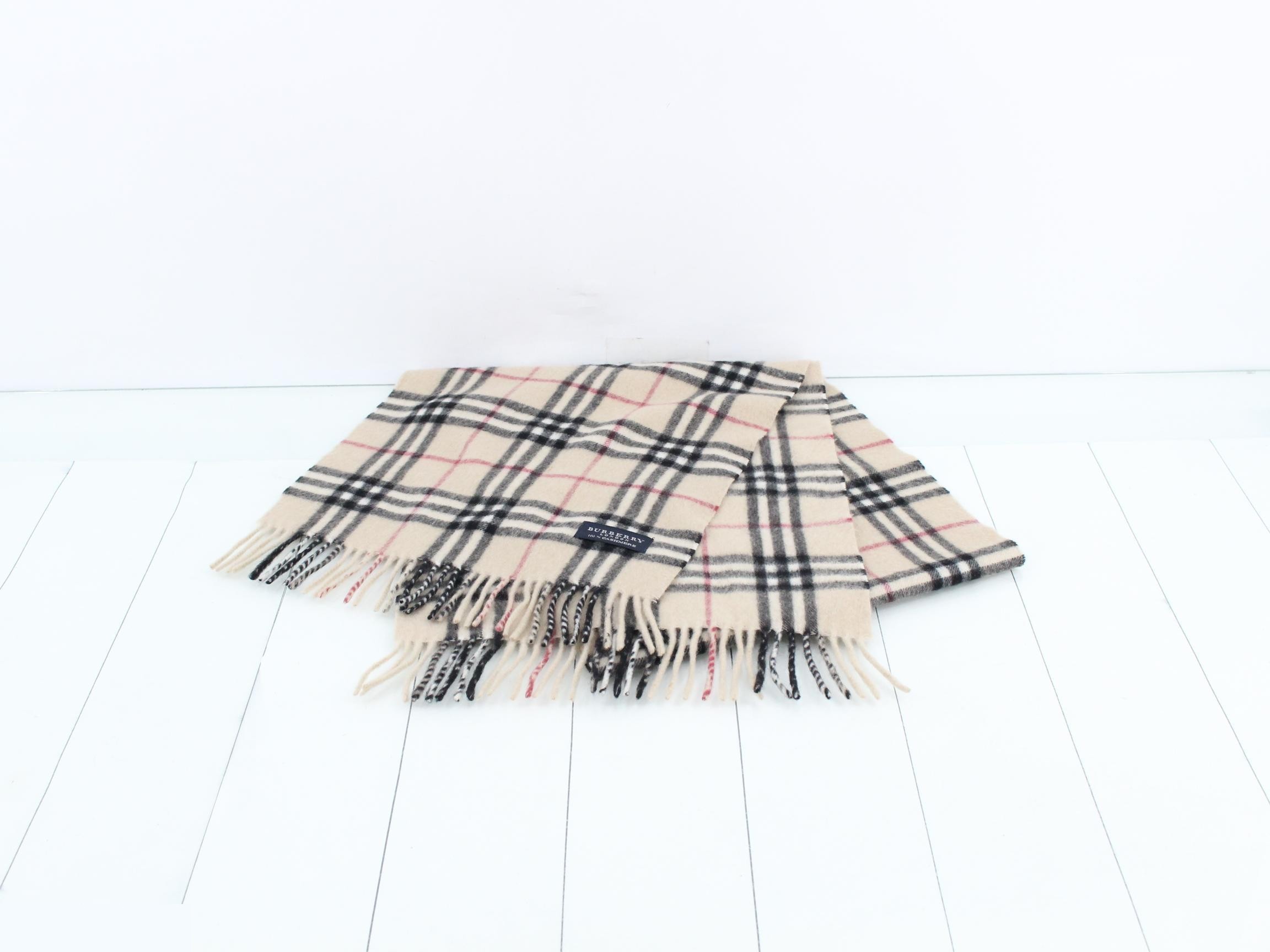 London / Fringe Scarf / Nova Check — view 2
