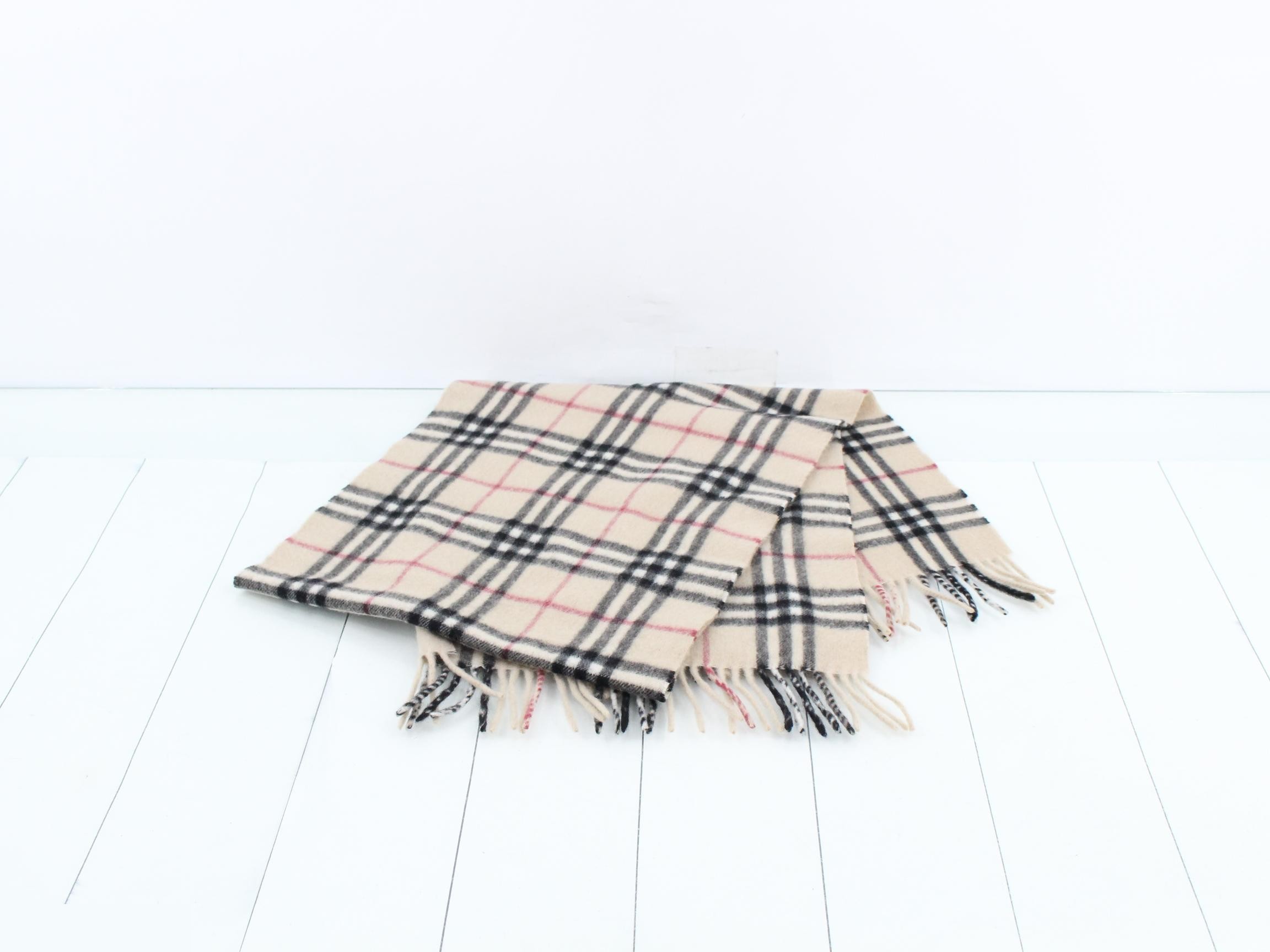 London / Fringe Scarf / Nova Check — view 3