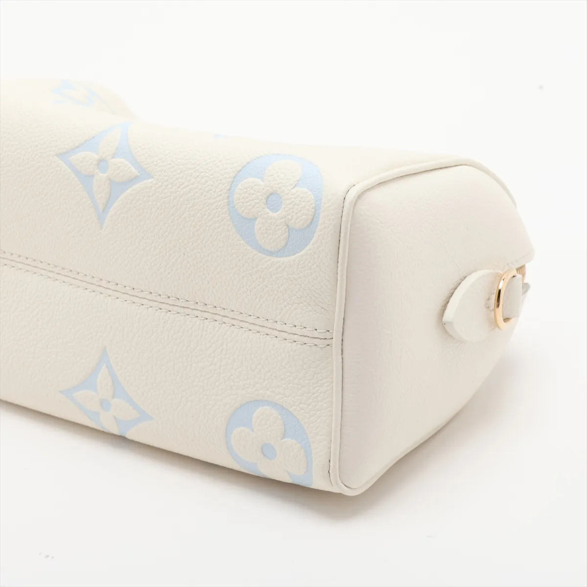 Bicolor Monogram Empreinte Speedy Bandoulière 20 - Beige x Blue (RFID detected) — view 3