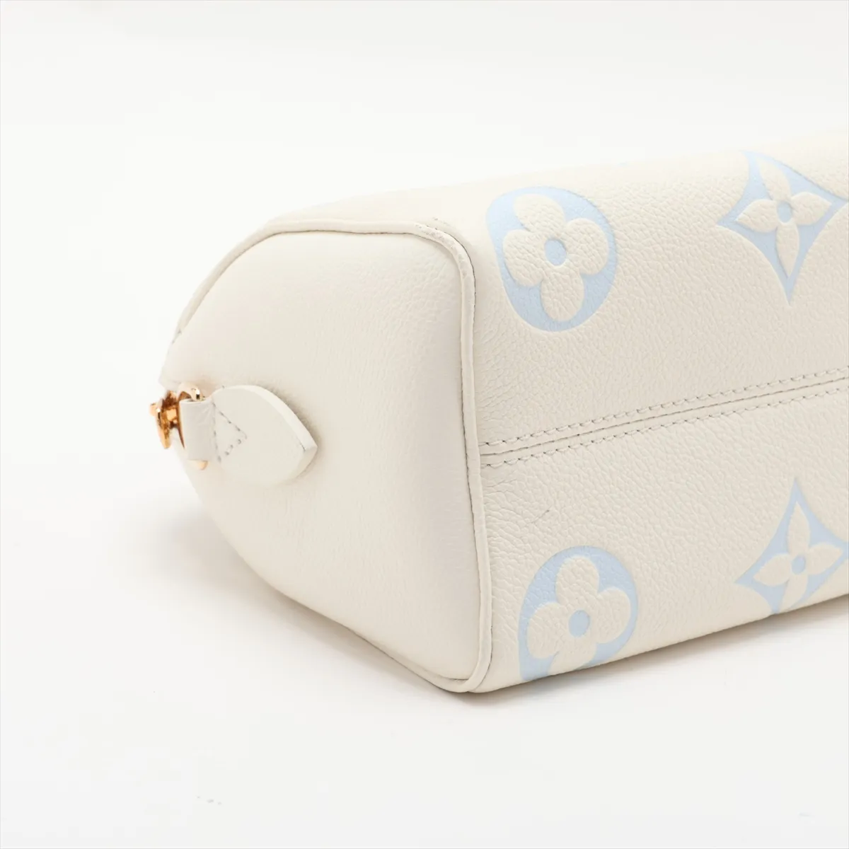 Bicolor Monogram Empreinte Speedy Bandoulière 20 - Beige x Blue (RFID detected) — view 4