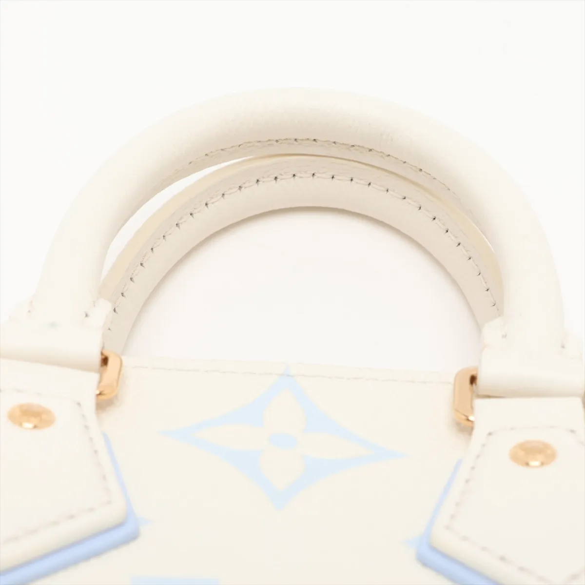Bicolor Monogram Empreinte Speedy Bandoulière 20 - Beige x Blue (RFID detected) — view 6