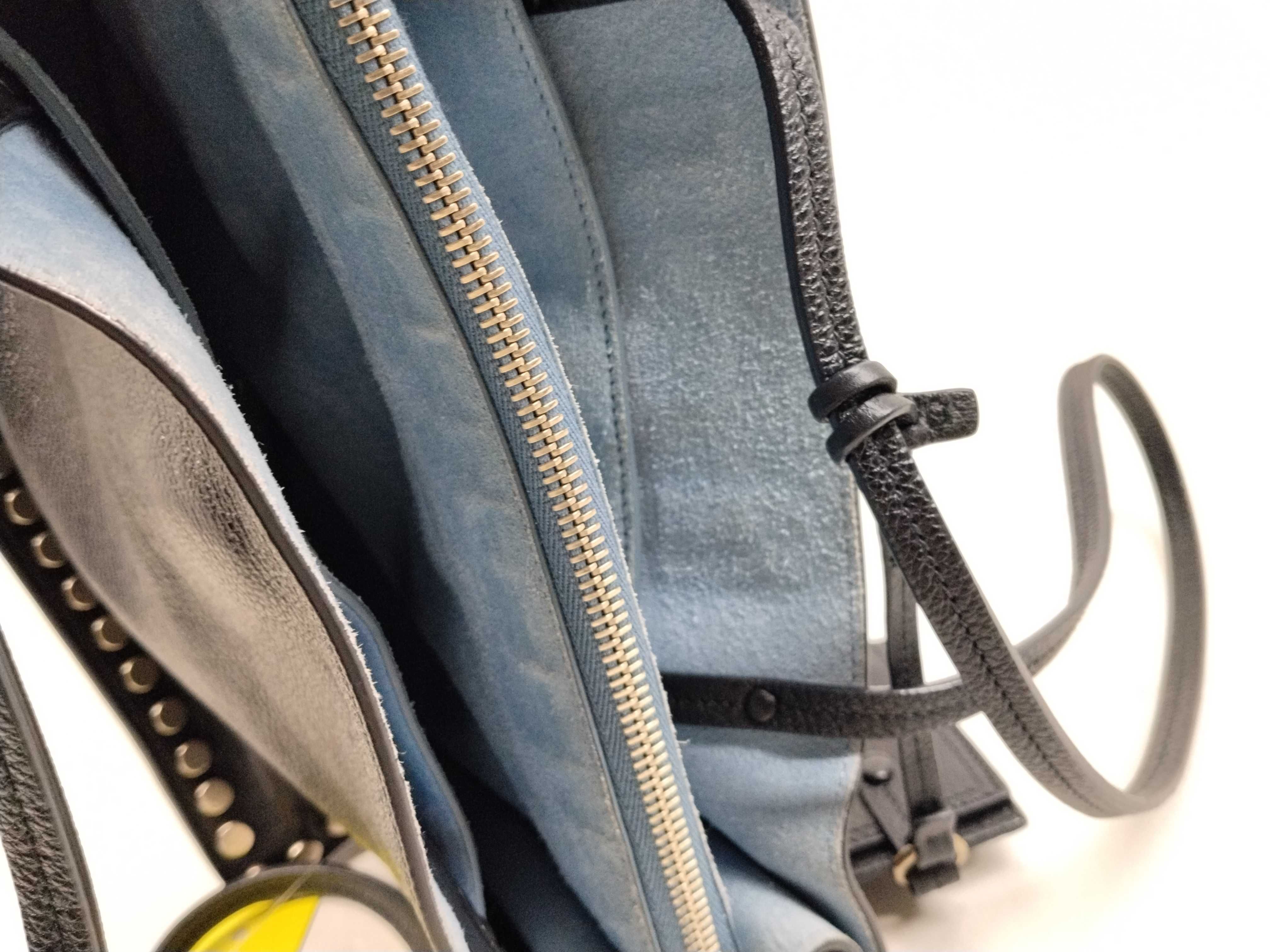 Etiquette Leather Tote Studded Tote Bag — view 13