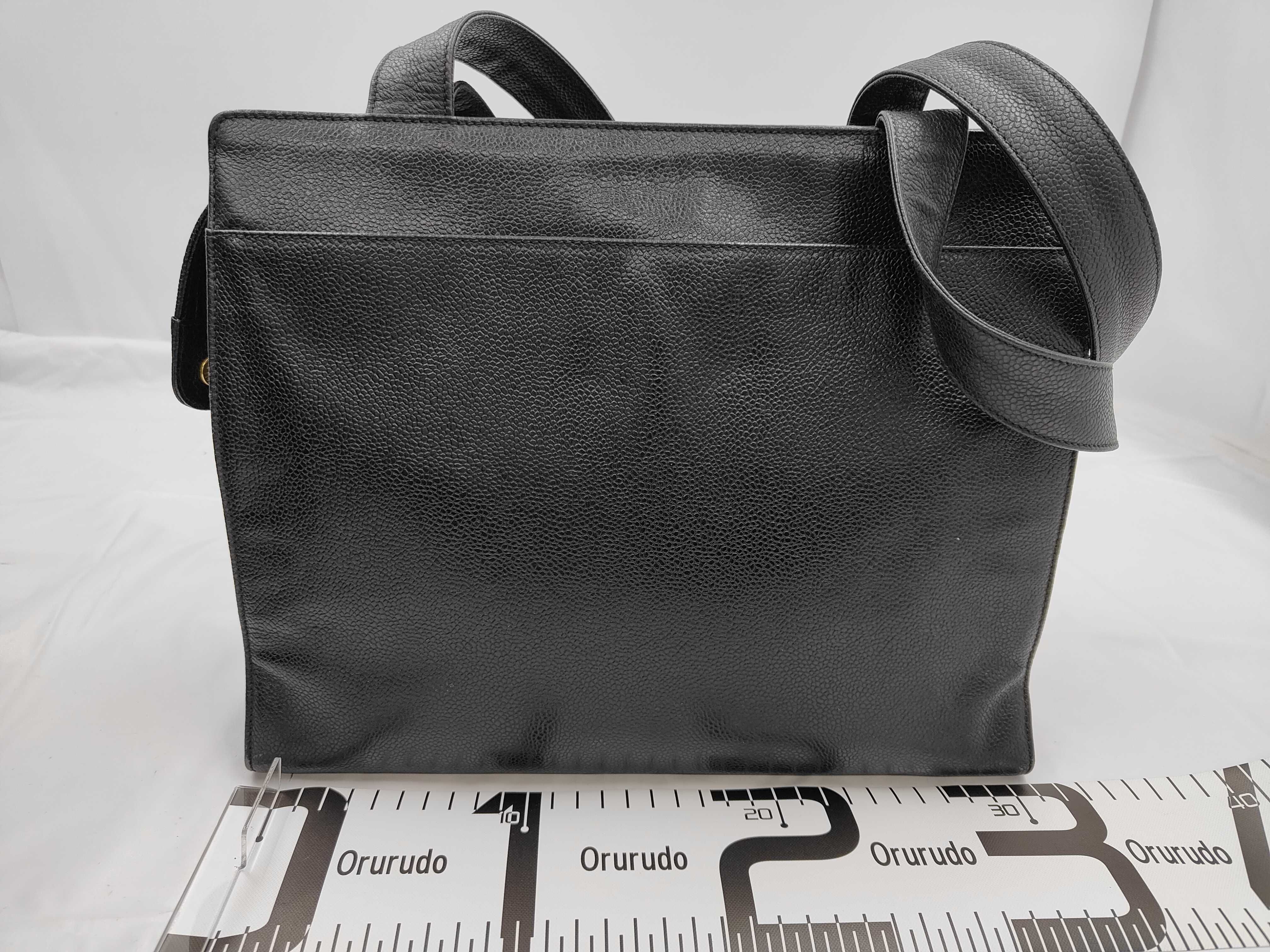 Caviar Skin Coco Mark Tote Bag — view 2