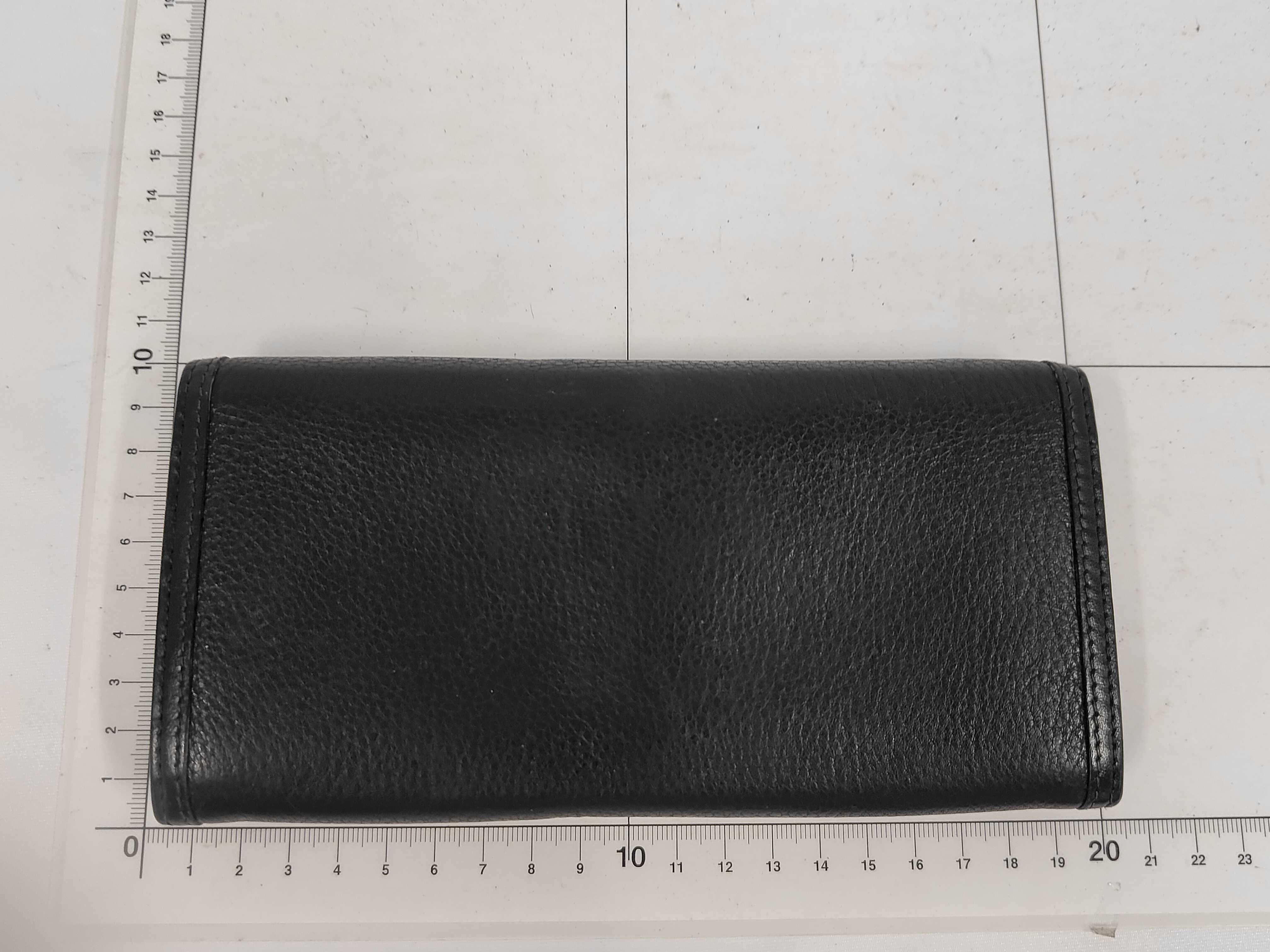 Long Wallet Leather Black Wallet — view 2