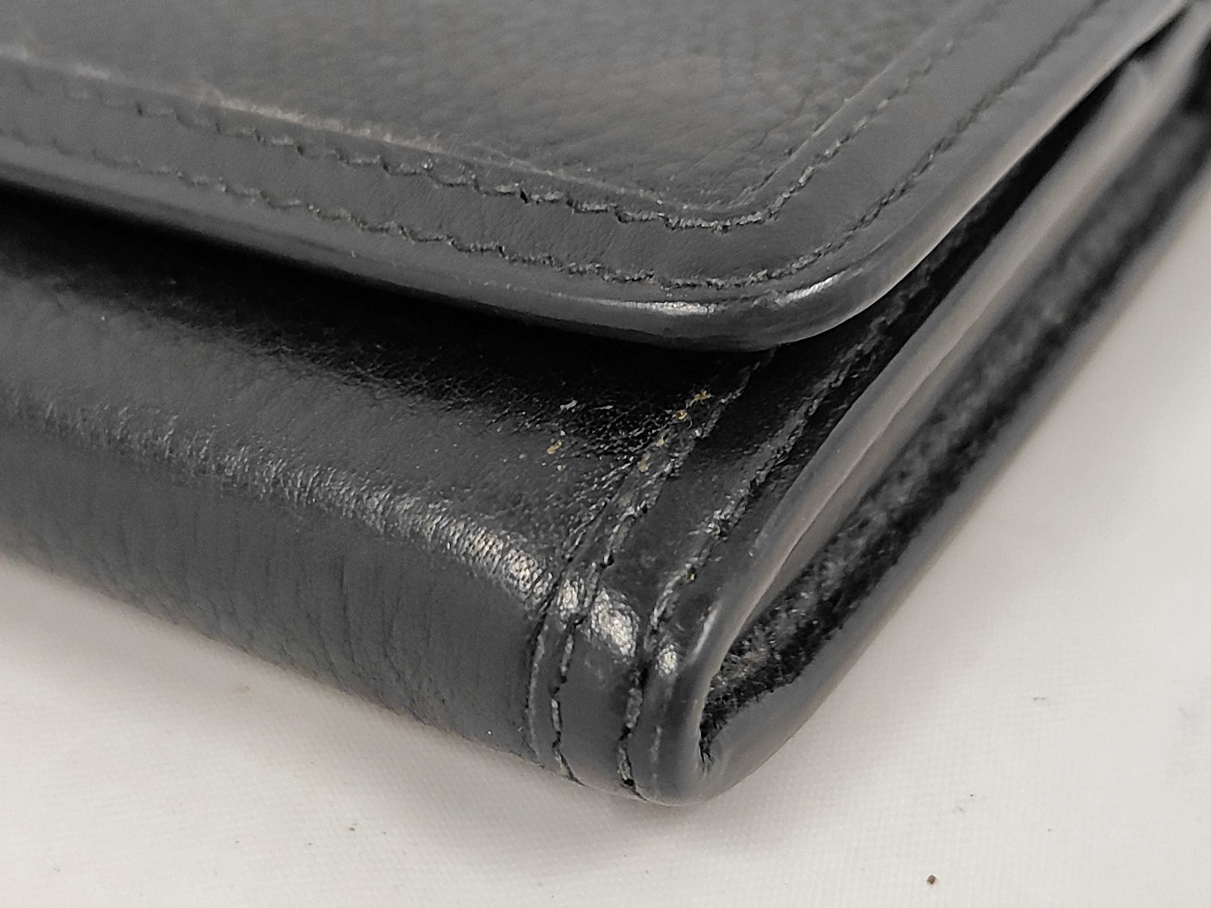 Long Wallet Leather Black Wallet — view 3
