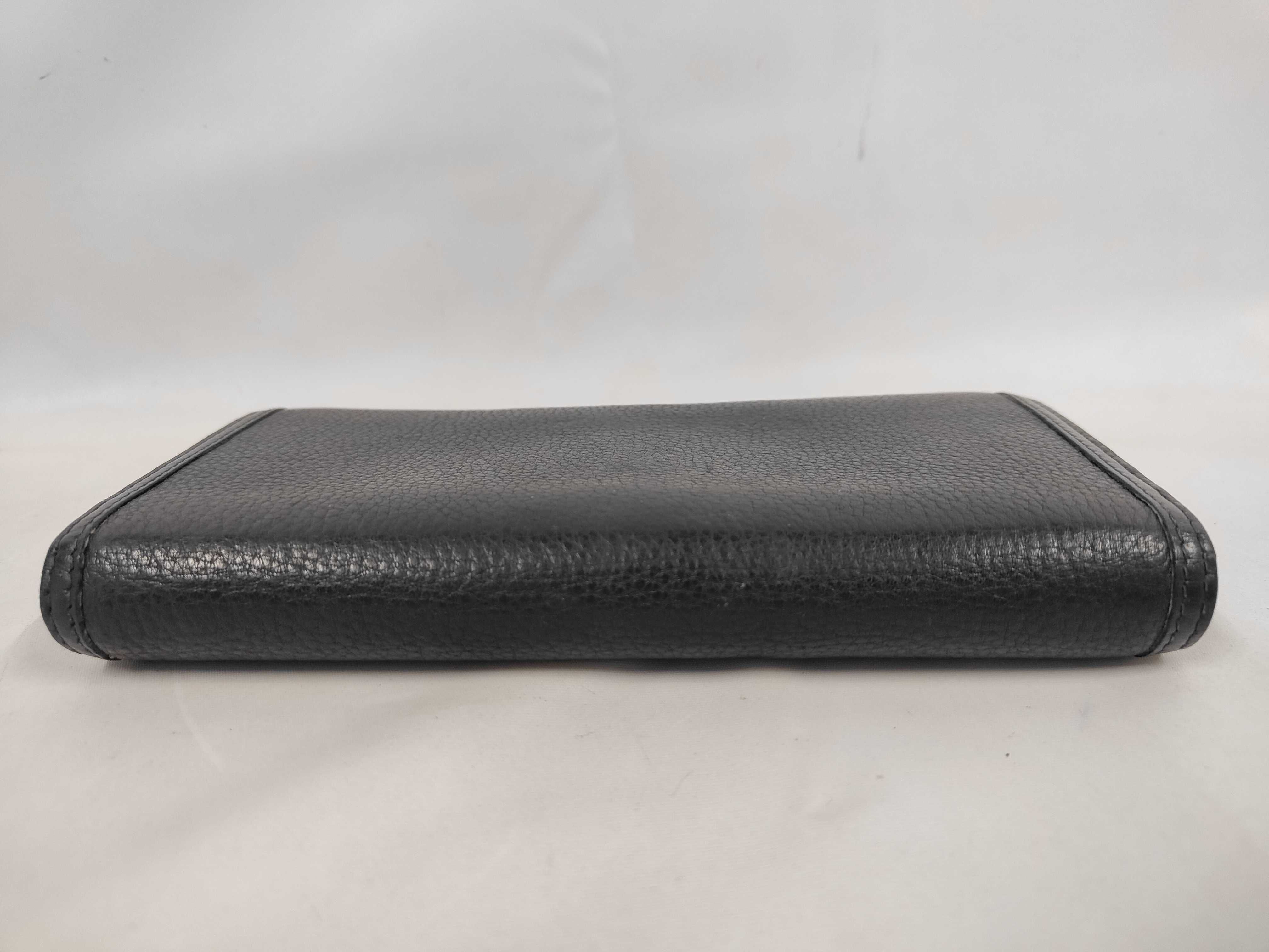 Long Wallet Leather Black Wallet — view 5
