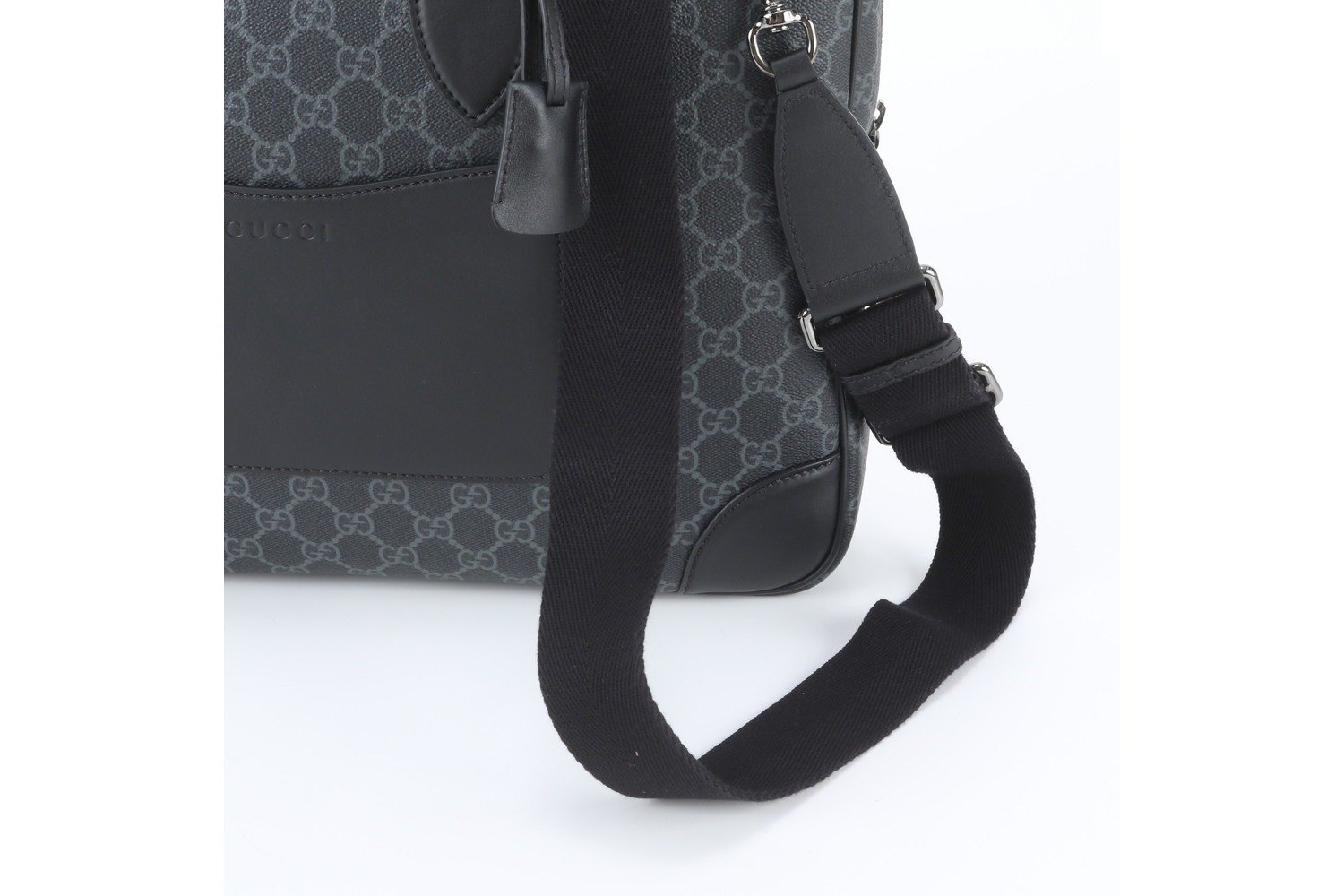 GG Supreme 821149 Leather 2-Way Business Bag — view 3