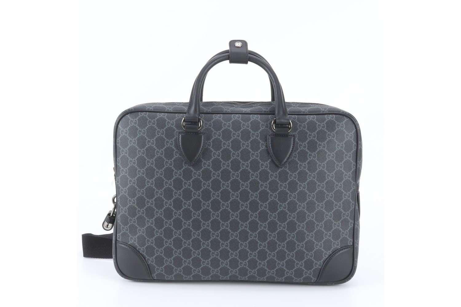 GG Supreme 821149 Leather 2-Way Business Bag — view 4