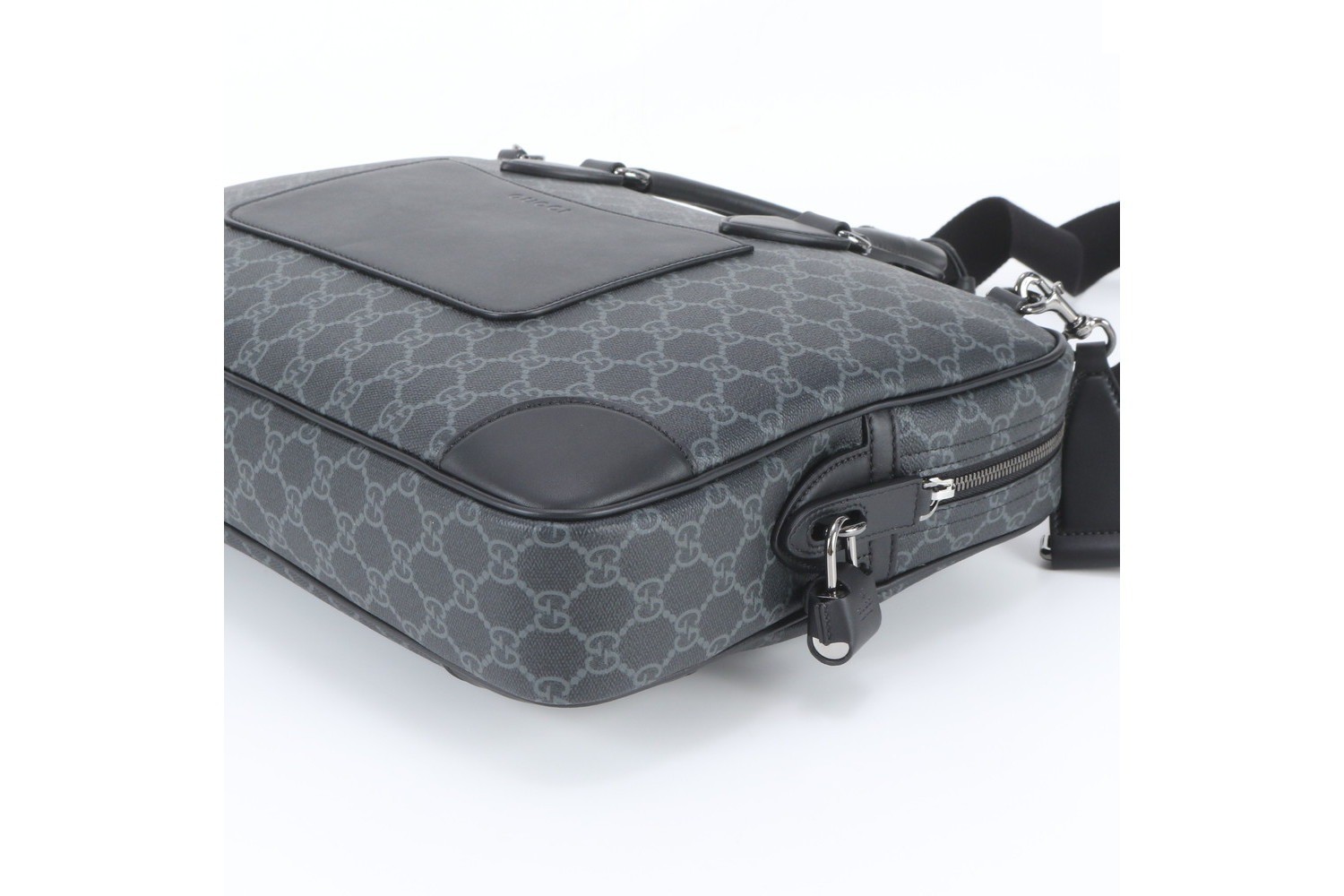 GG Supreme 821149 Leather 2-Way Business Bag — view 5