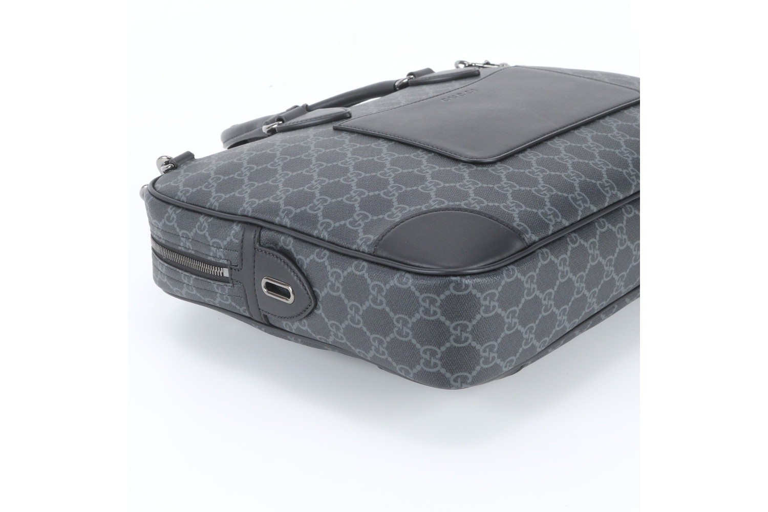 GG Supreme 821149 Leather 2-Way Business Bag — view 6