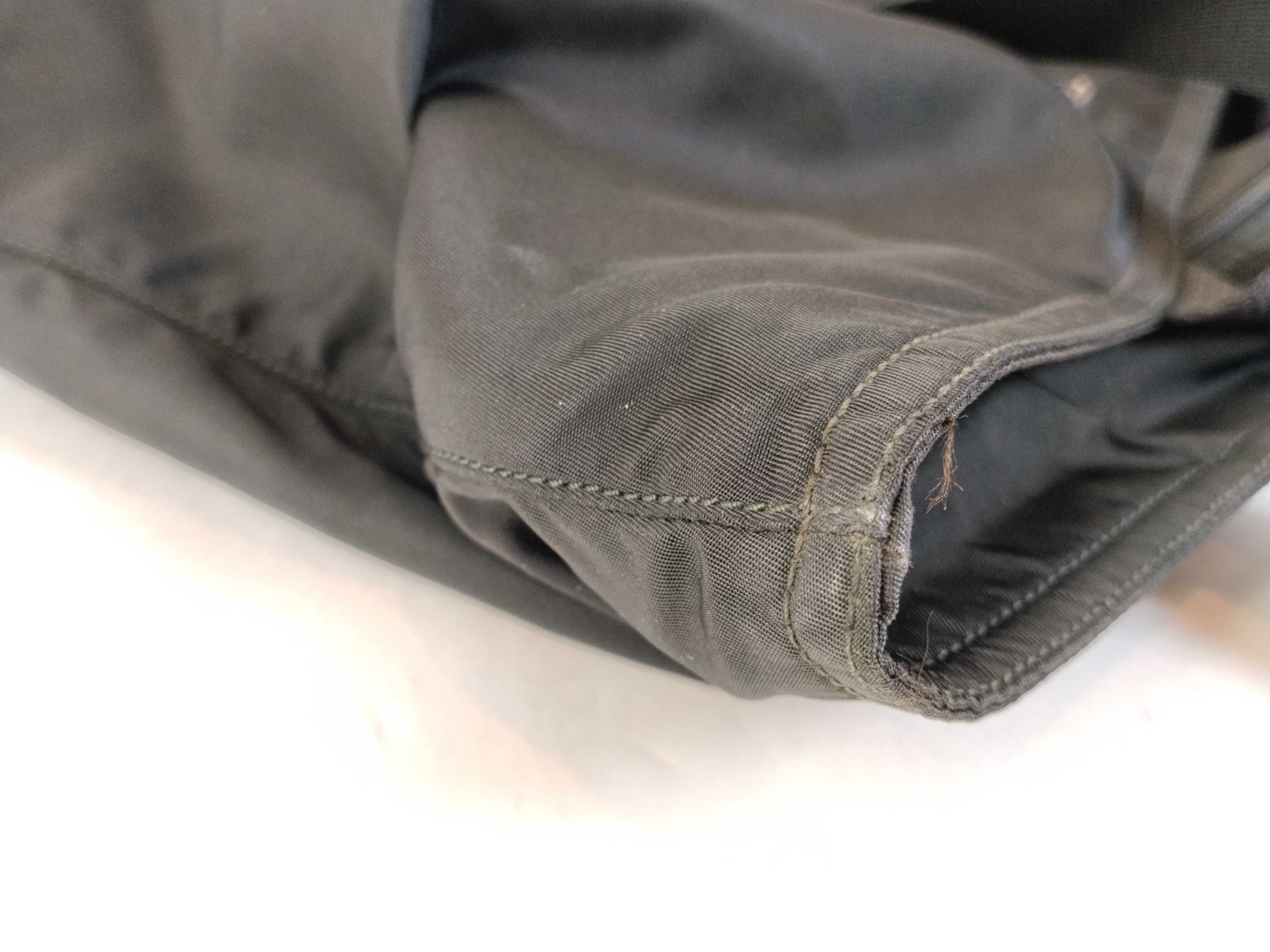 nylon tote bag, black nylon tote bag — view 14