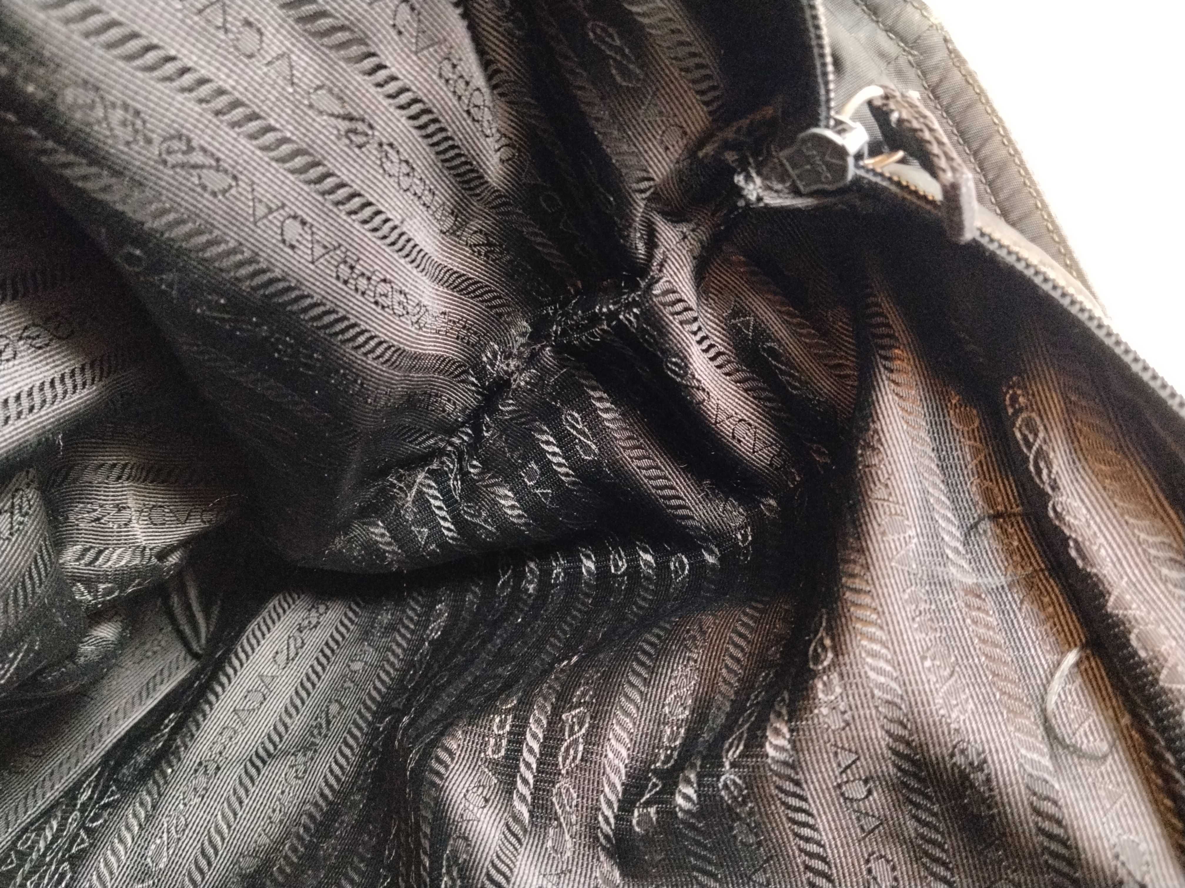 nylon tote bag, black nylon tote bag — view 10