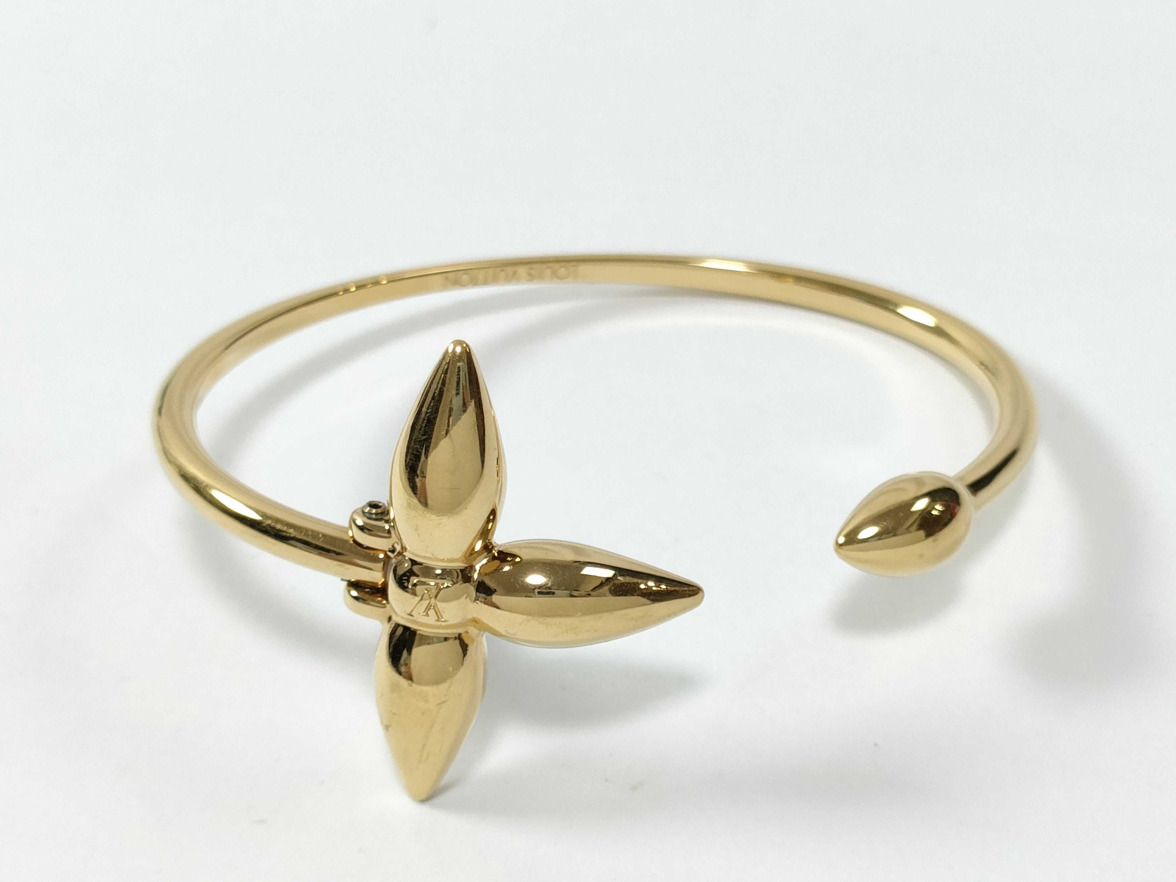 LV Rigid Louisette Bracelet/Bangle — view 2