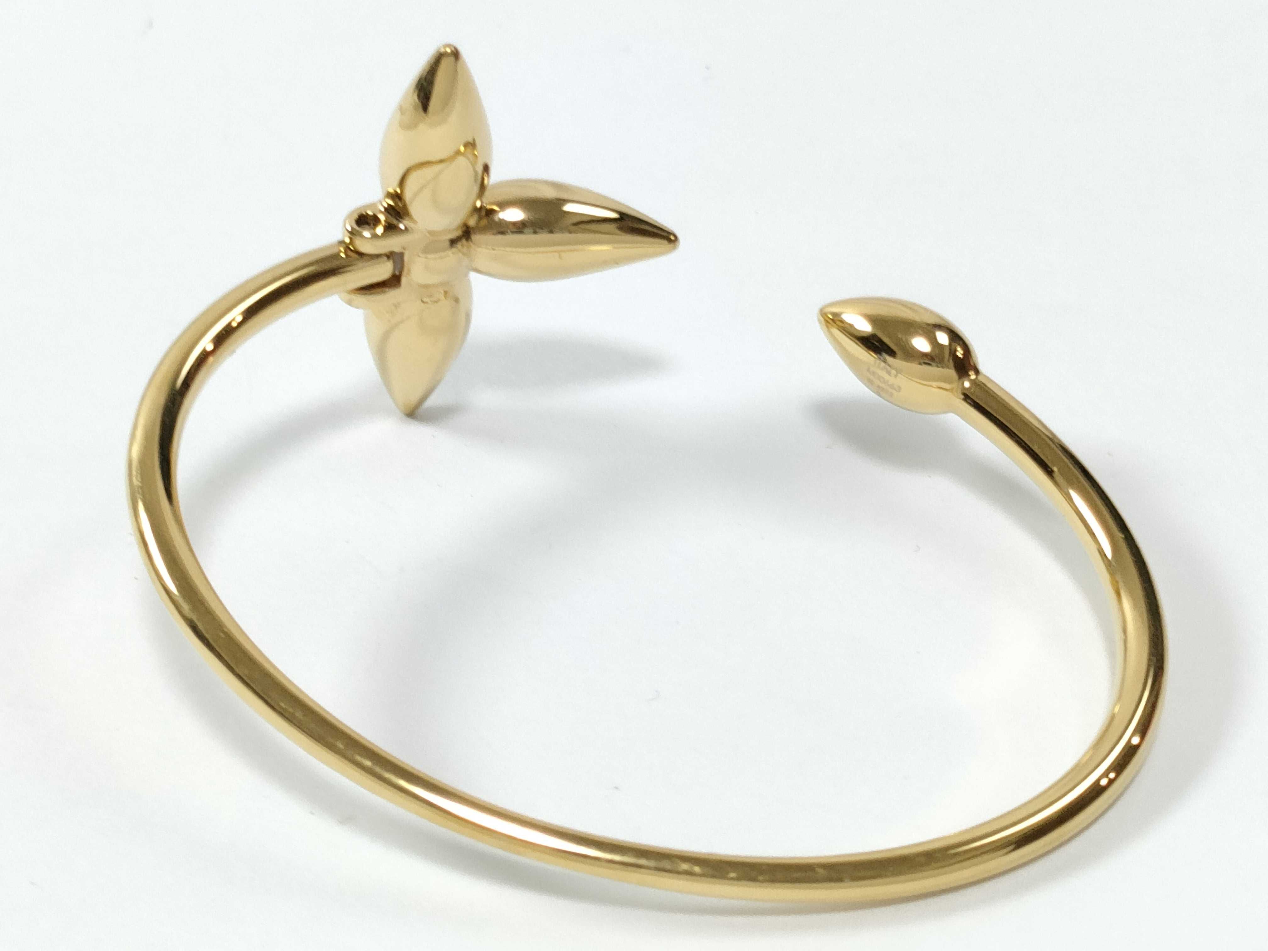 LV Rigid Louisette Bracelet/Bangle — view 4