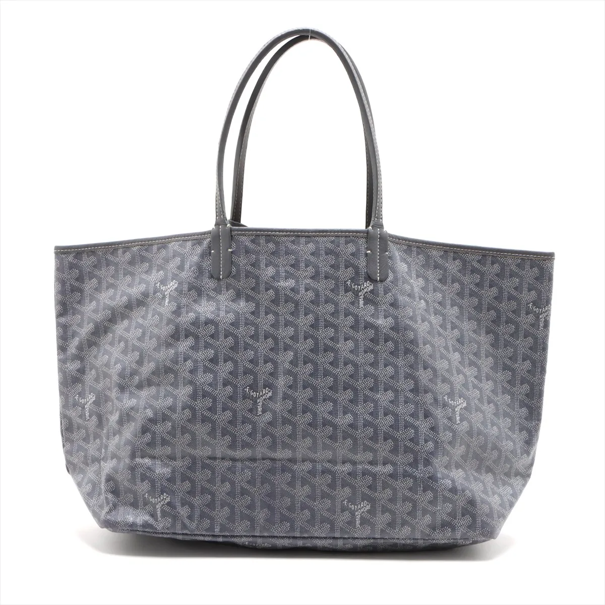 Saint Louis PM PVC x Leather Tote Bag Gray — view 2