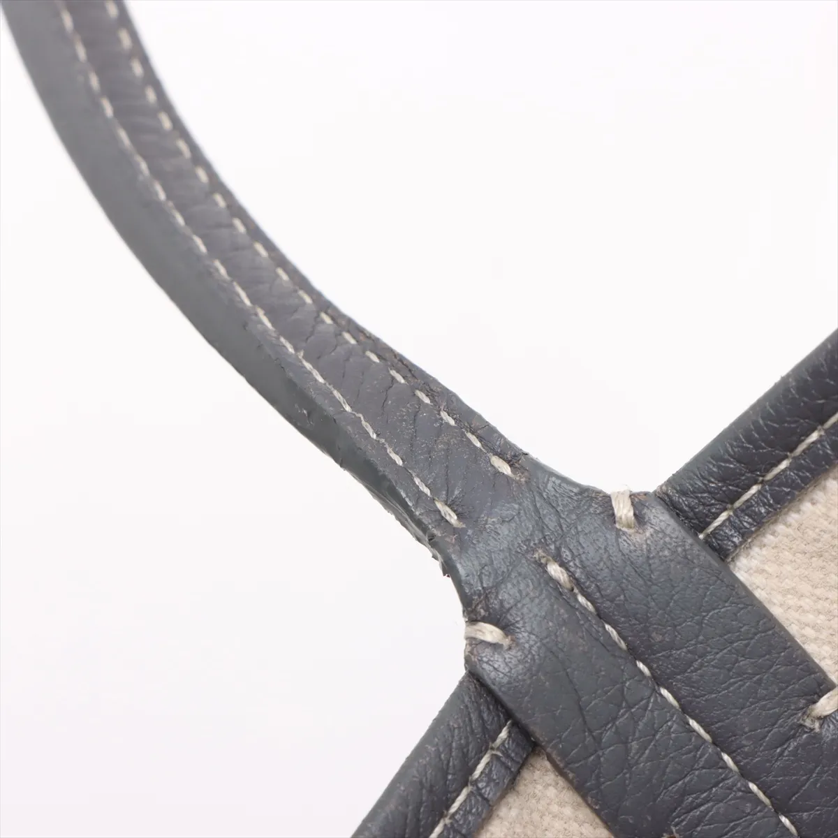 Saint Louis PM PVC x Leather Tote Bag Gray — view 12