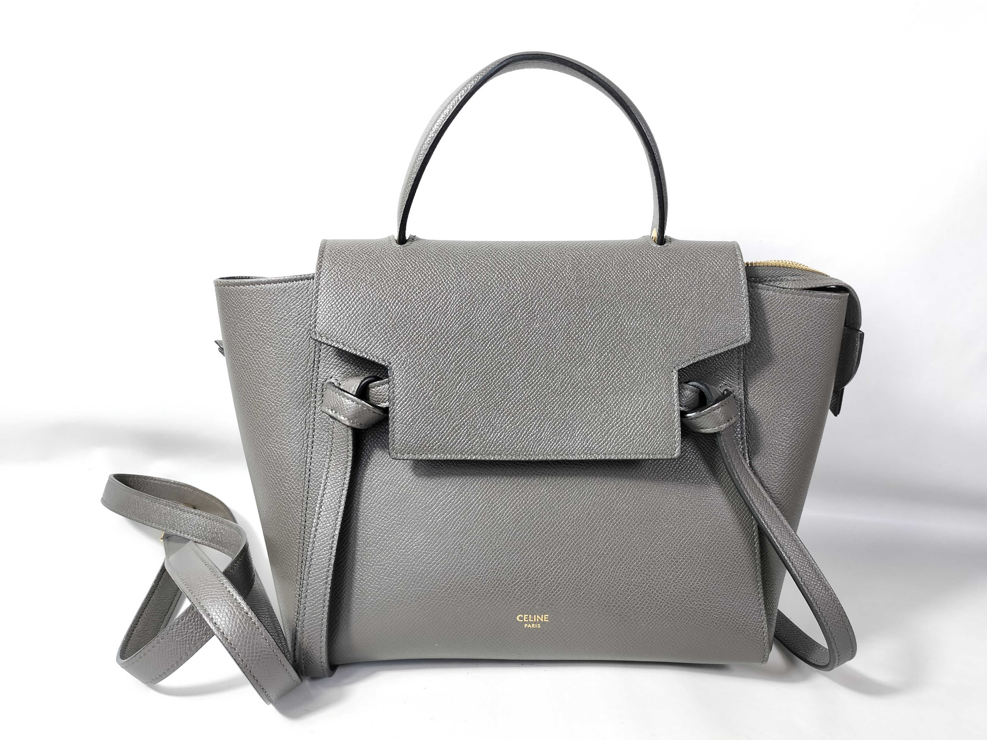Belt Bag Micro Grey 2-way Handbag