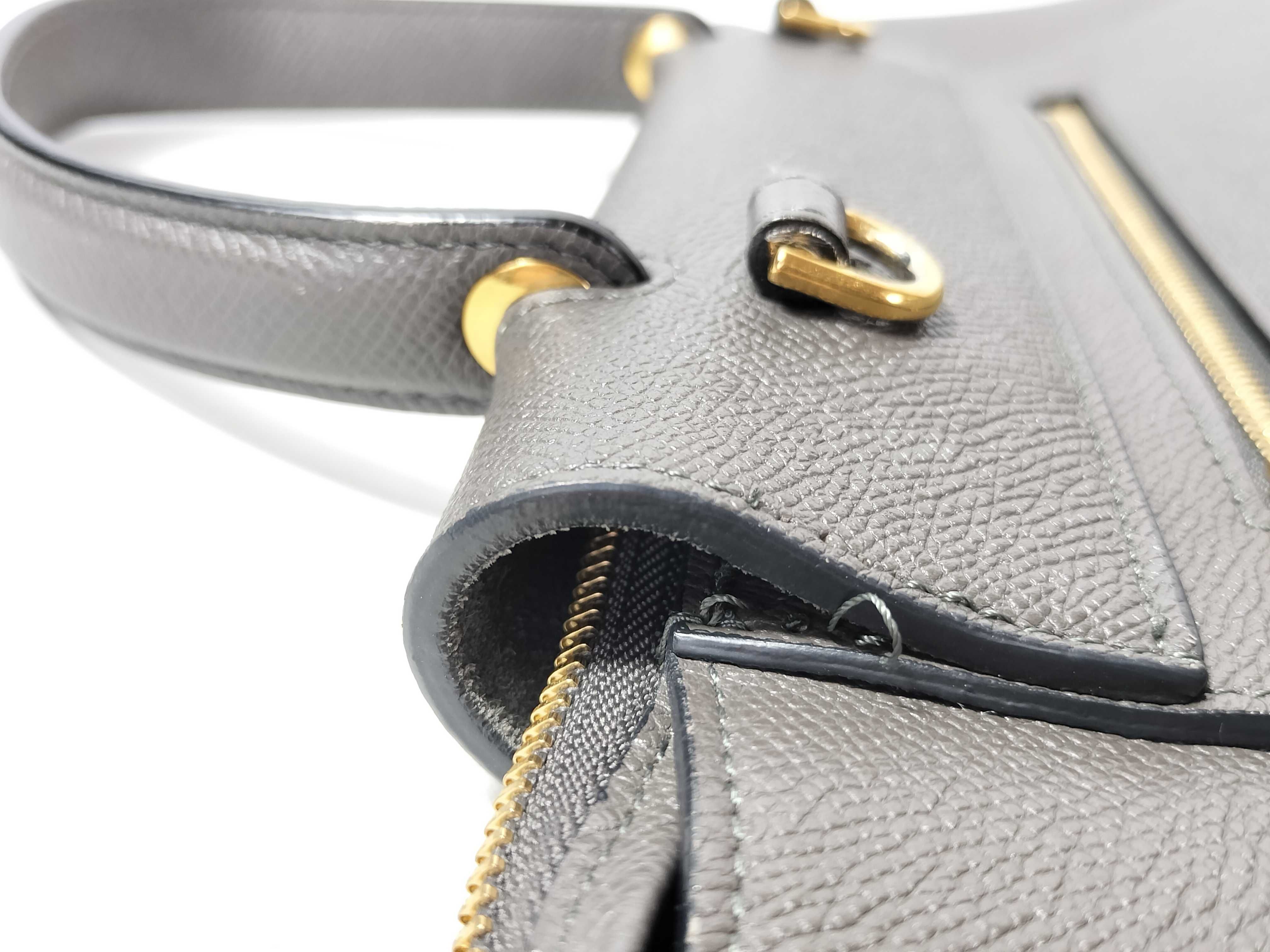 Belt Bag Micro Grey 2-way Handbag — view 12