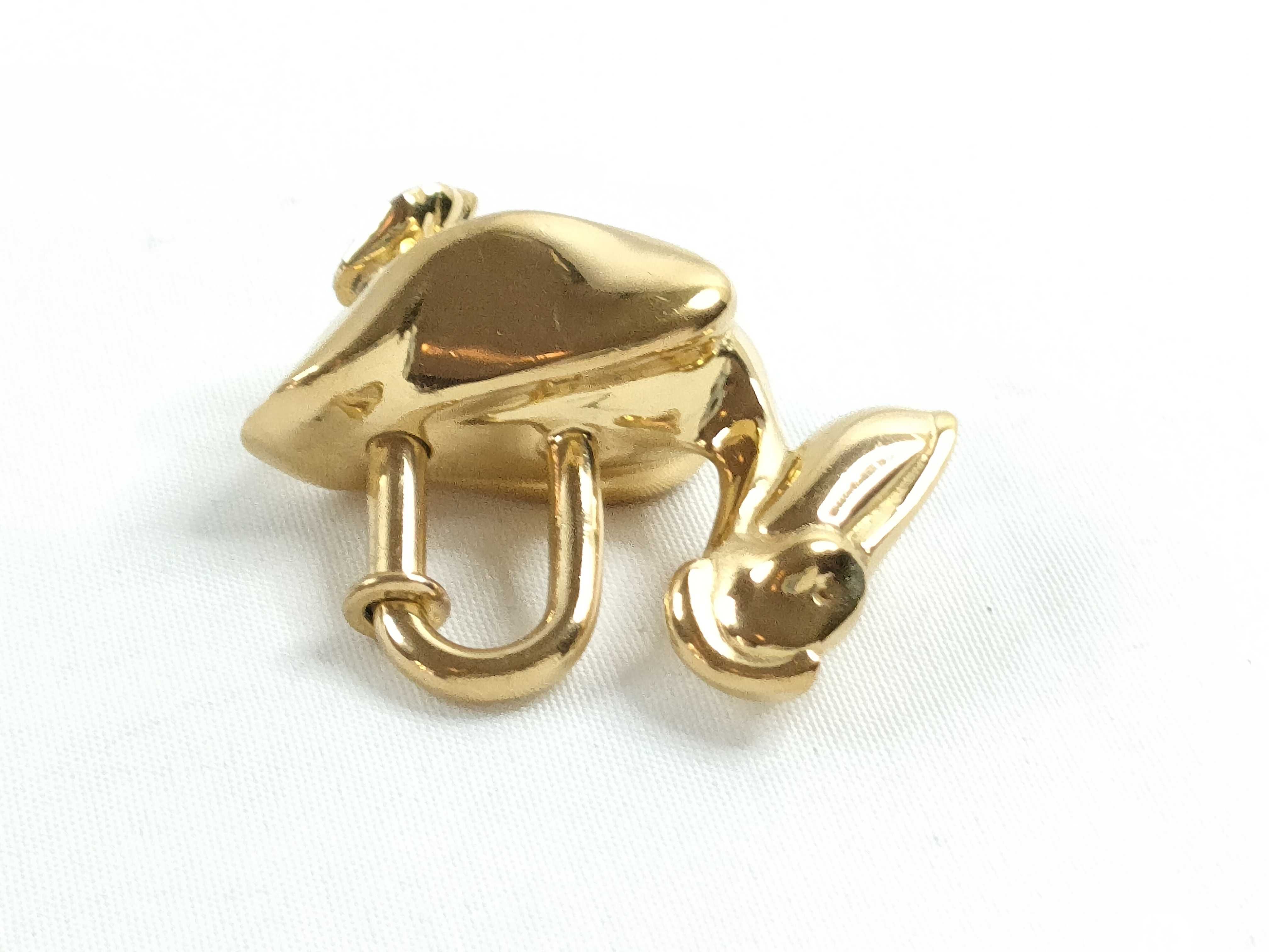 Pelican Gold Padlock Charm — view 5