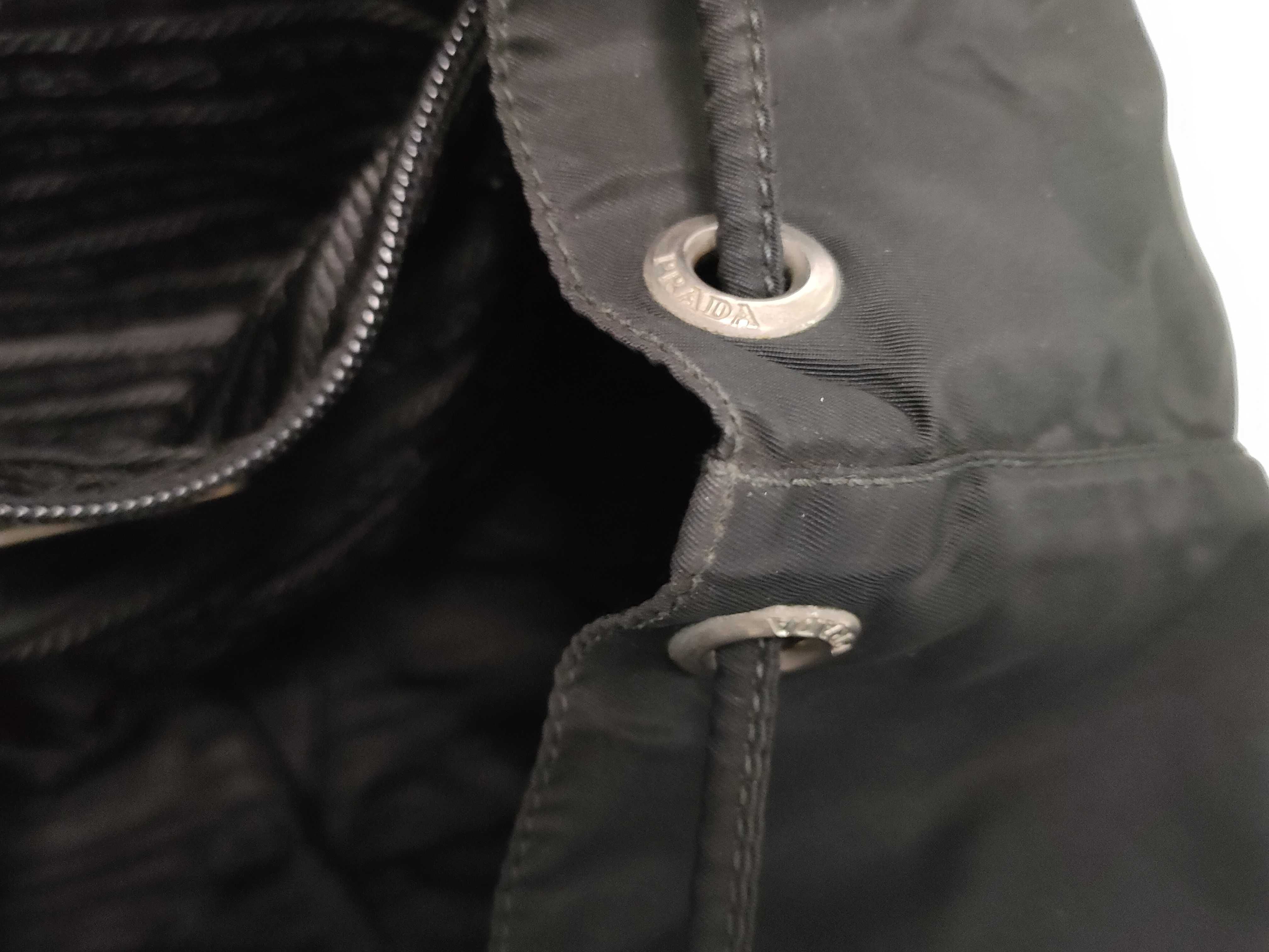 nylon backpack with Prada triangular logo. — view 13