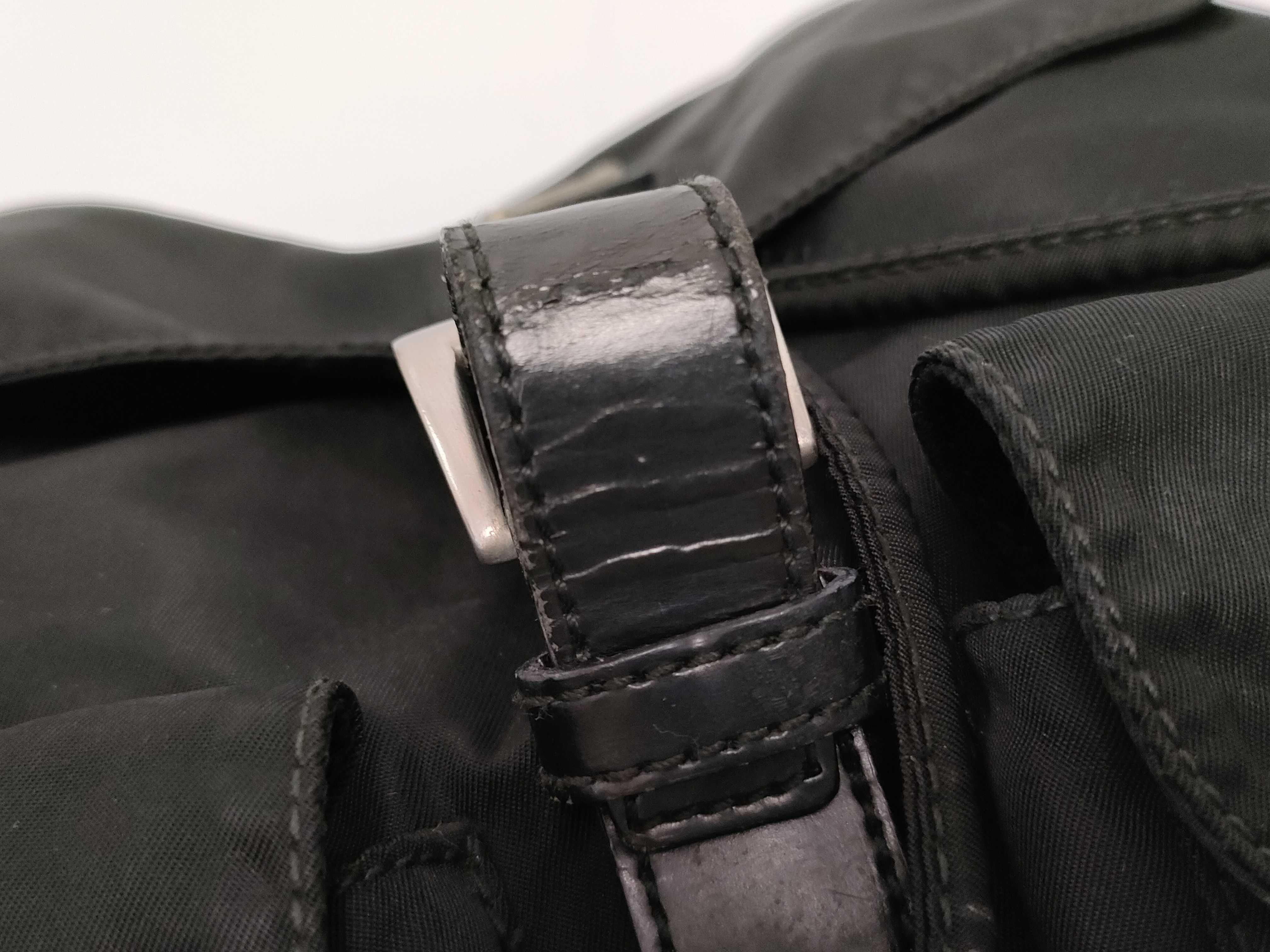 nylon backpack with Prada triangular logo. — view 9