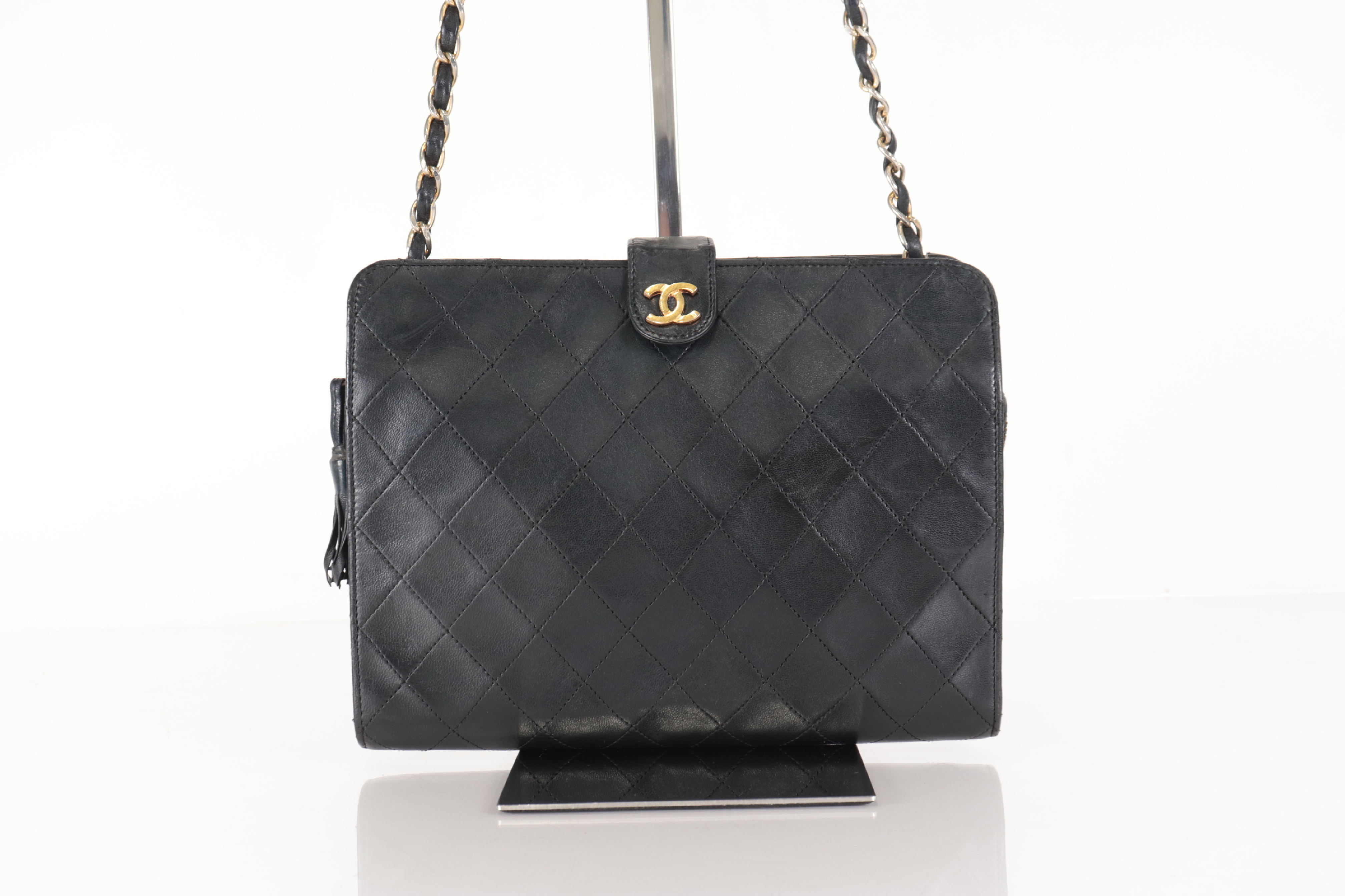 Lambskin Chain Shoulder Bag