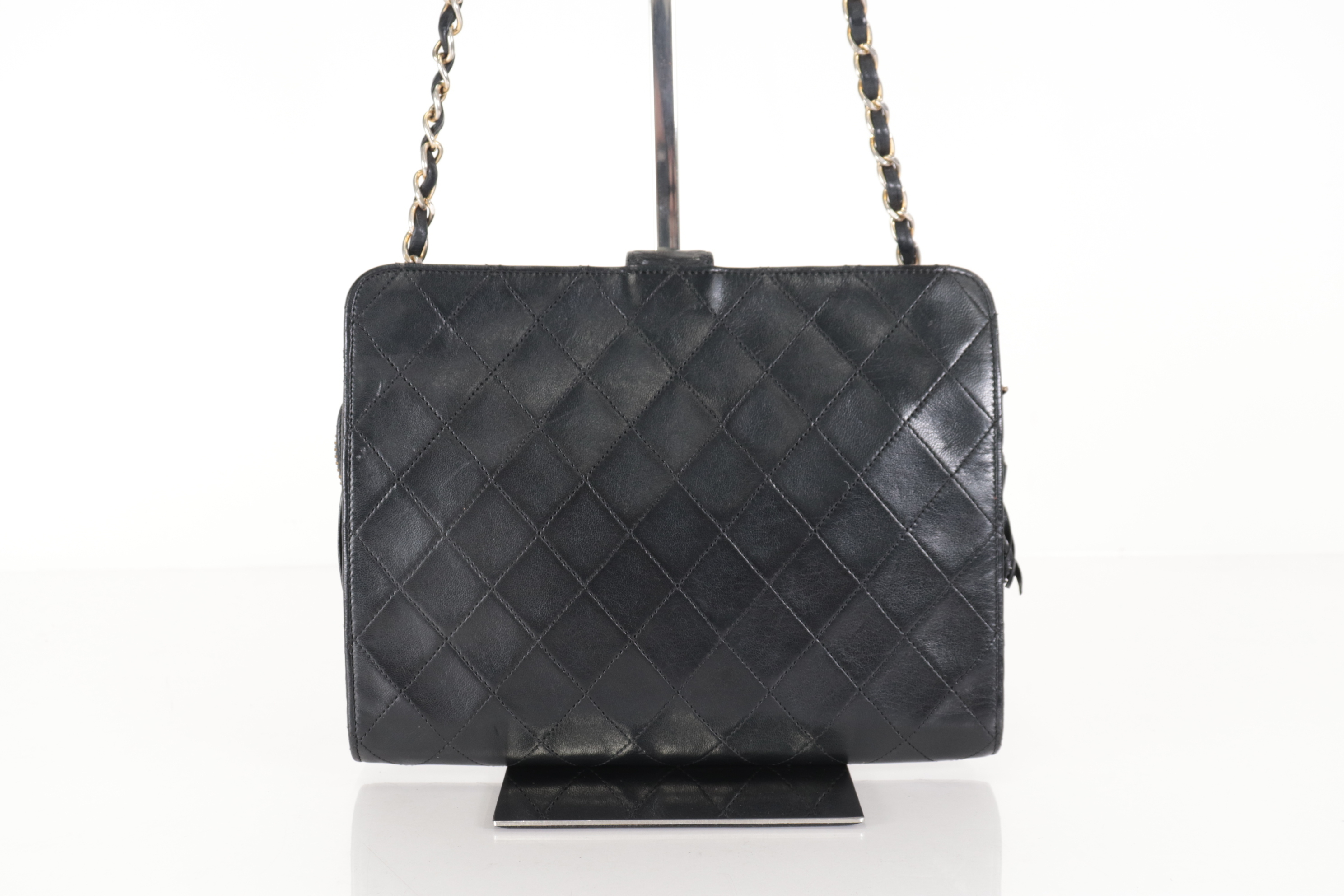 Lambskin Chain Shoulder Bag — view 3